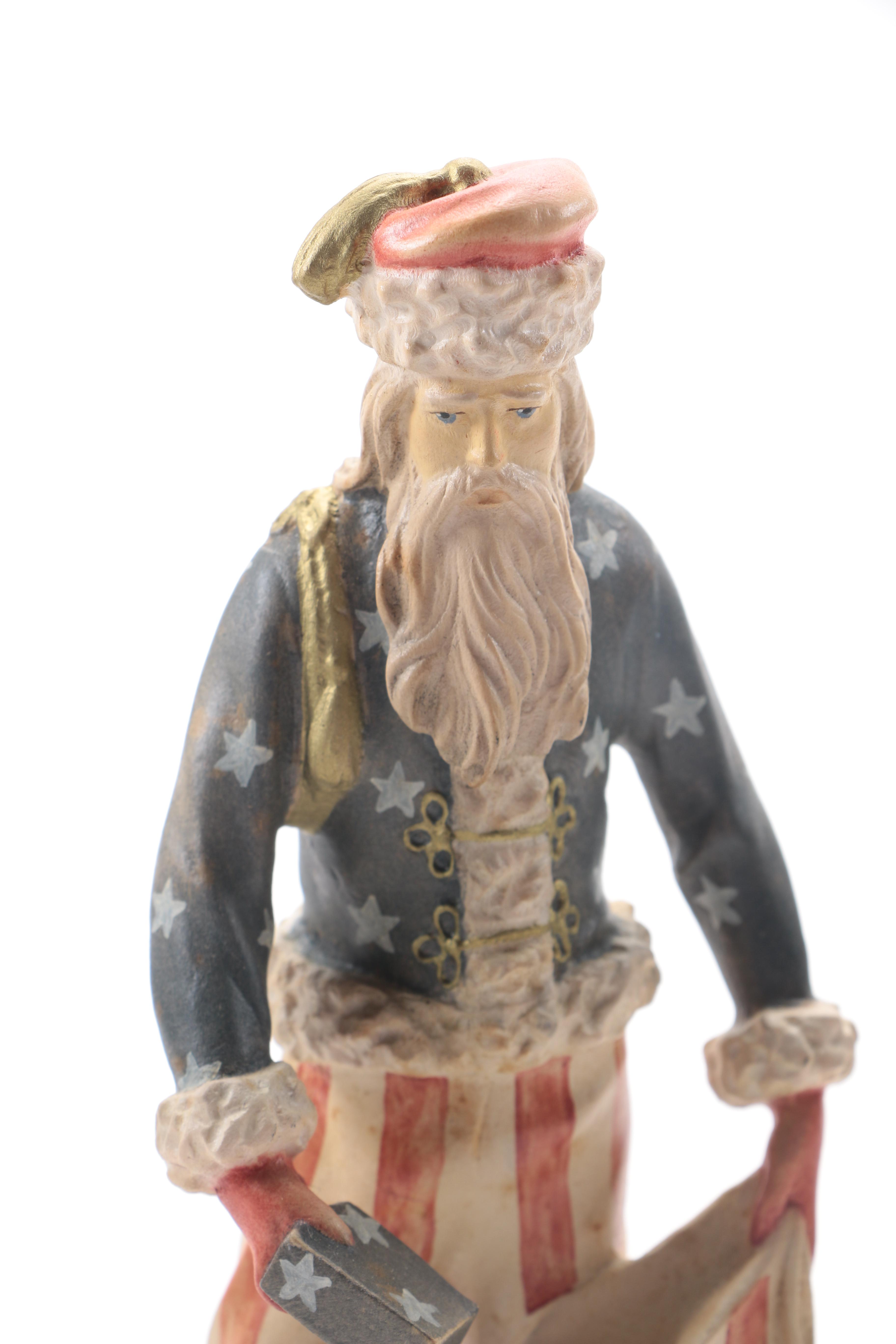 Dolfi "History of Santa" Handcrafted Figurines