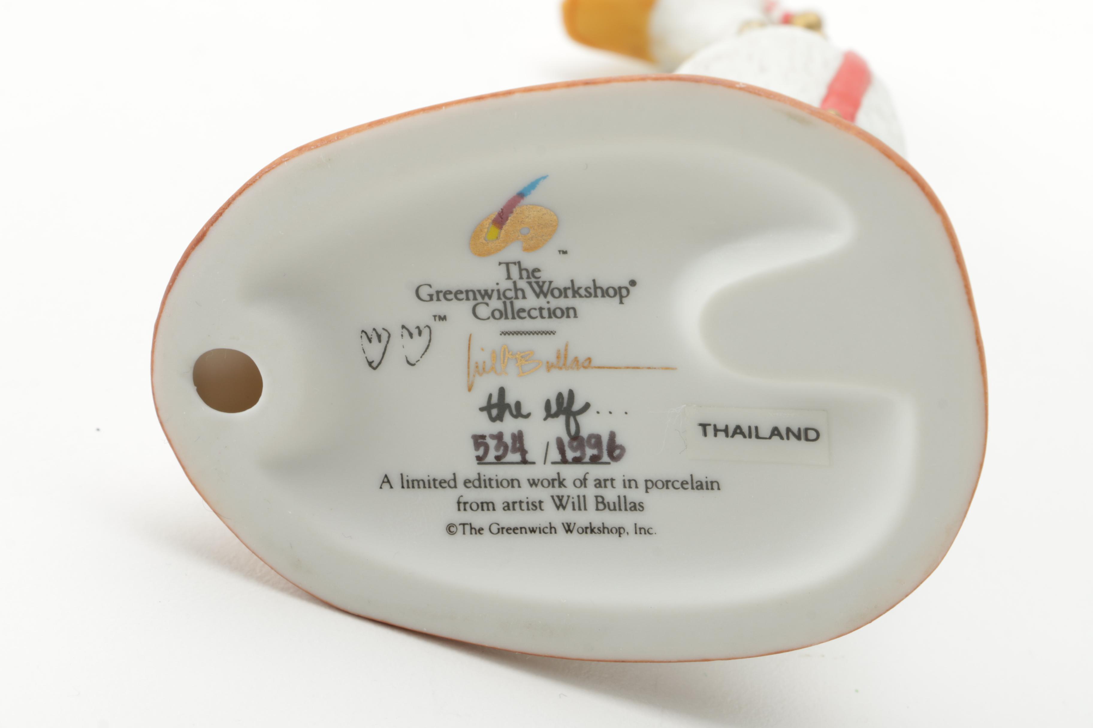 Limited Edition The Greenwich Workshop Porcelain Holiday Figurines and Ornament