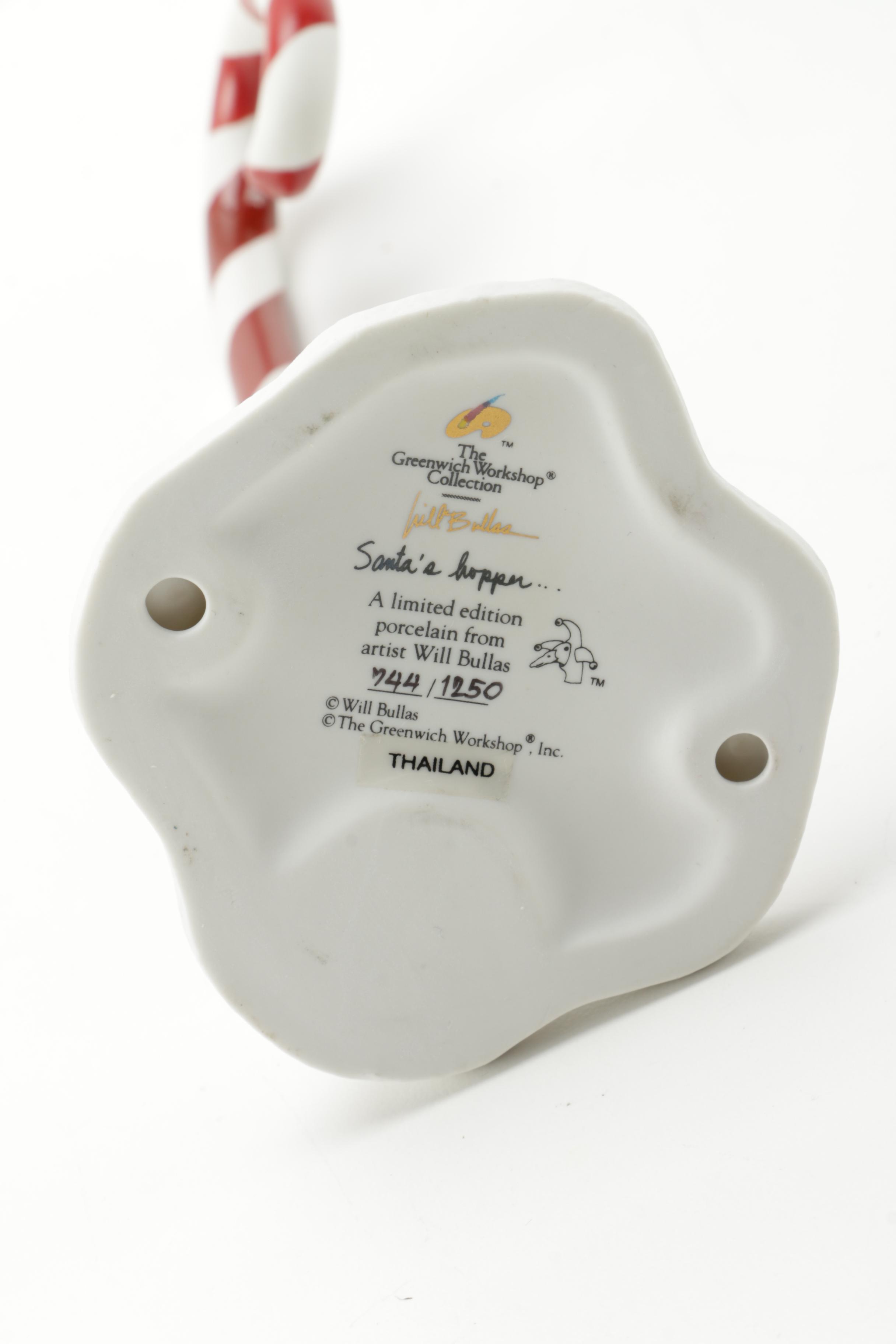 Limited Edition The Greenwich Workshop Porcelain Holiday Figurines and Ornament