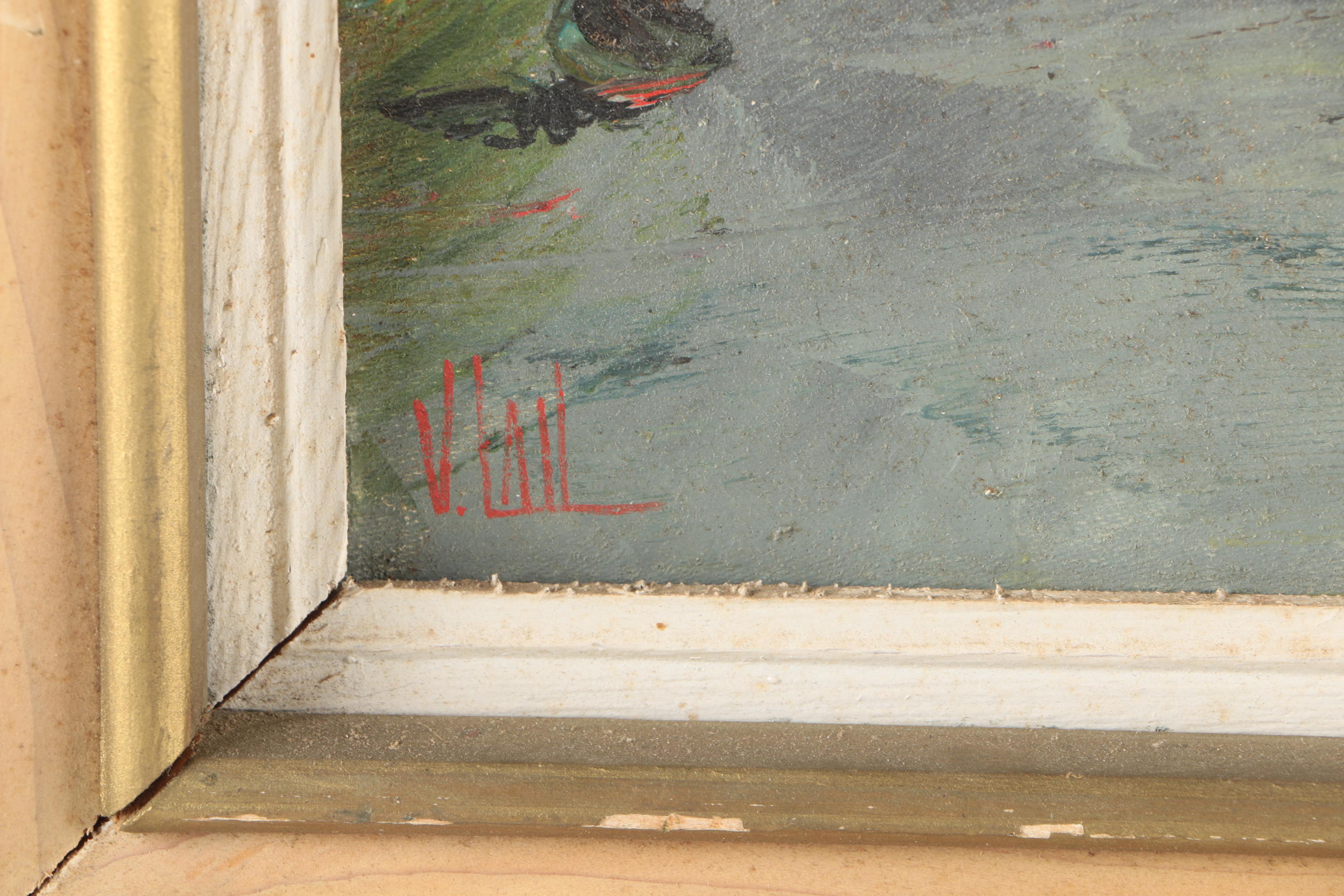 V. Lail Oil on Canvas Landscapes