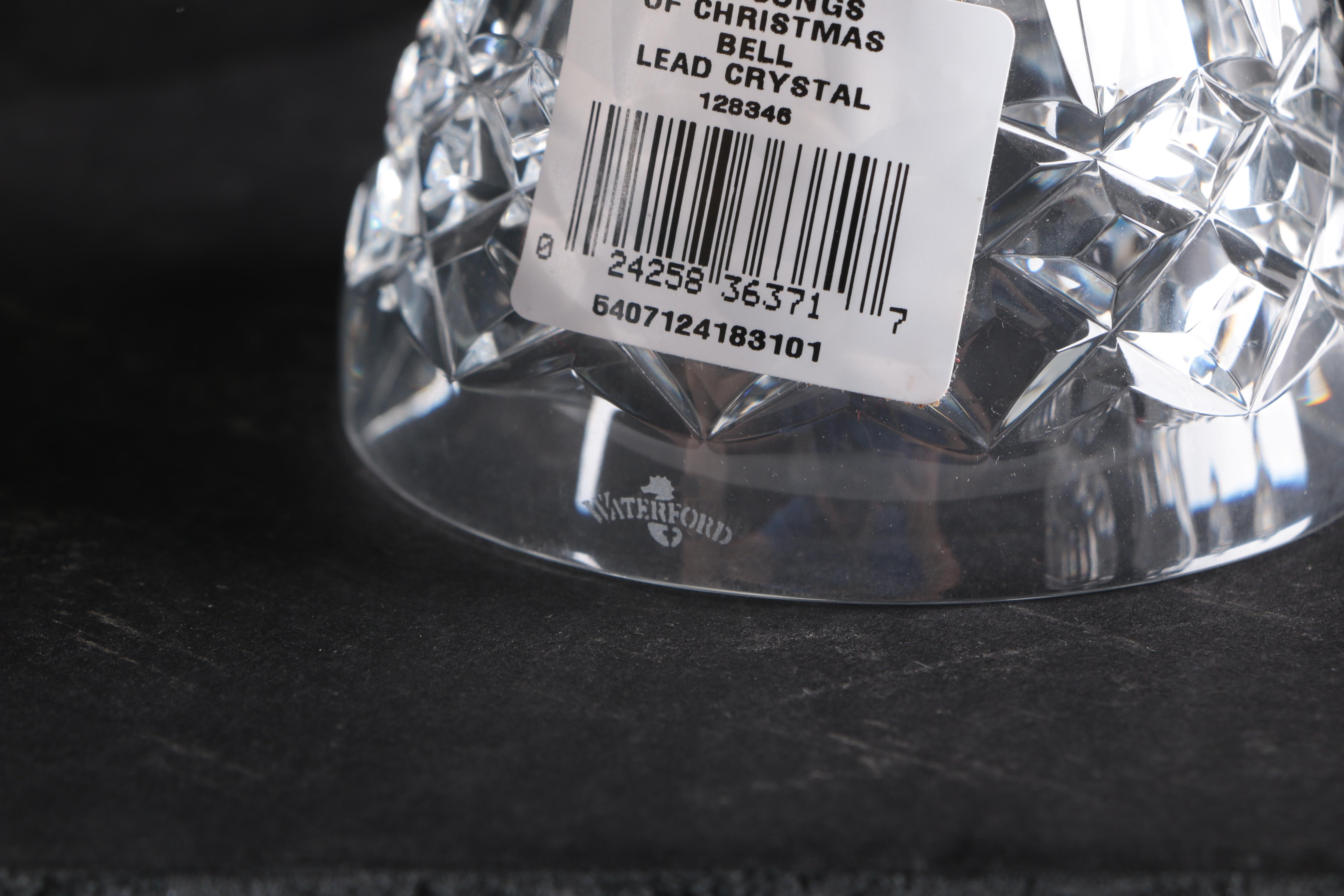 Early 2000s Waterford Crystal Christmas Bells