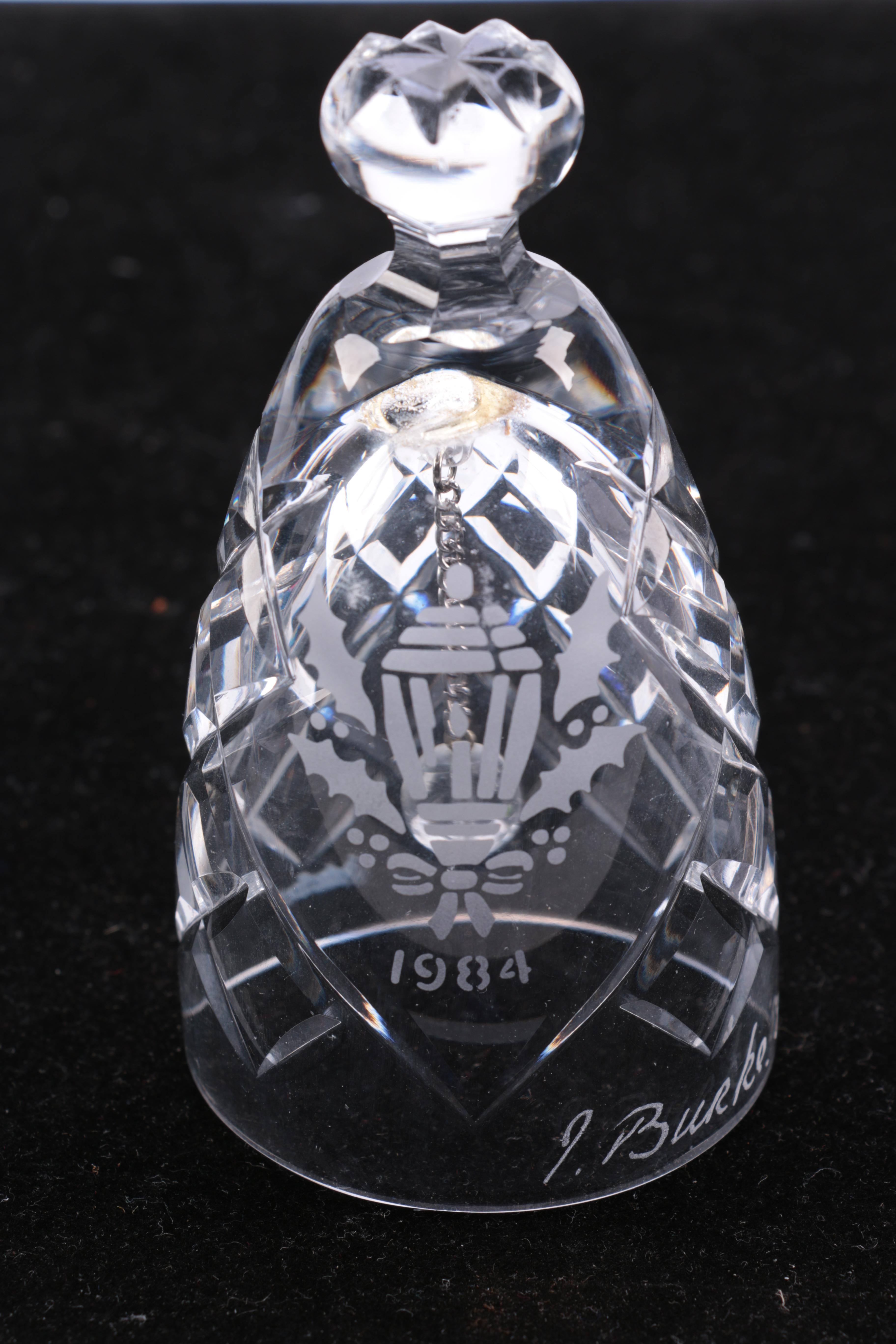 1984-1989 Waterford Crystal Christmas Bells