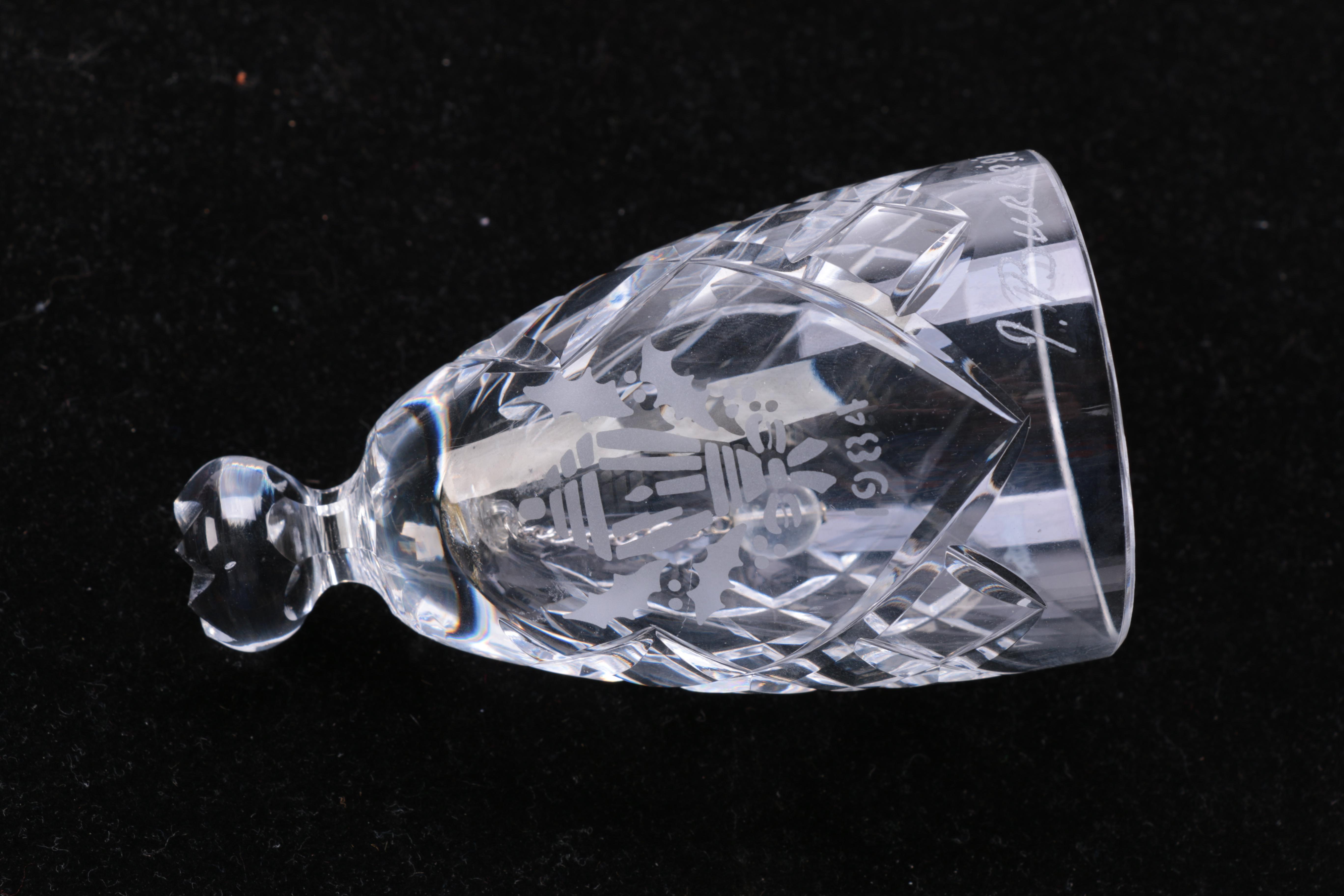 1984-1989 Waterford Crystal Christmas Bells