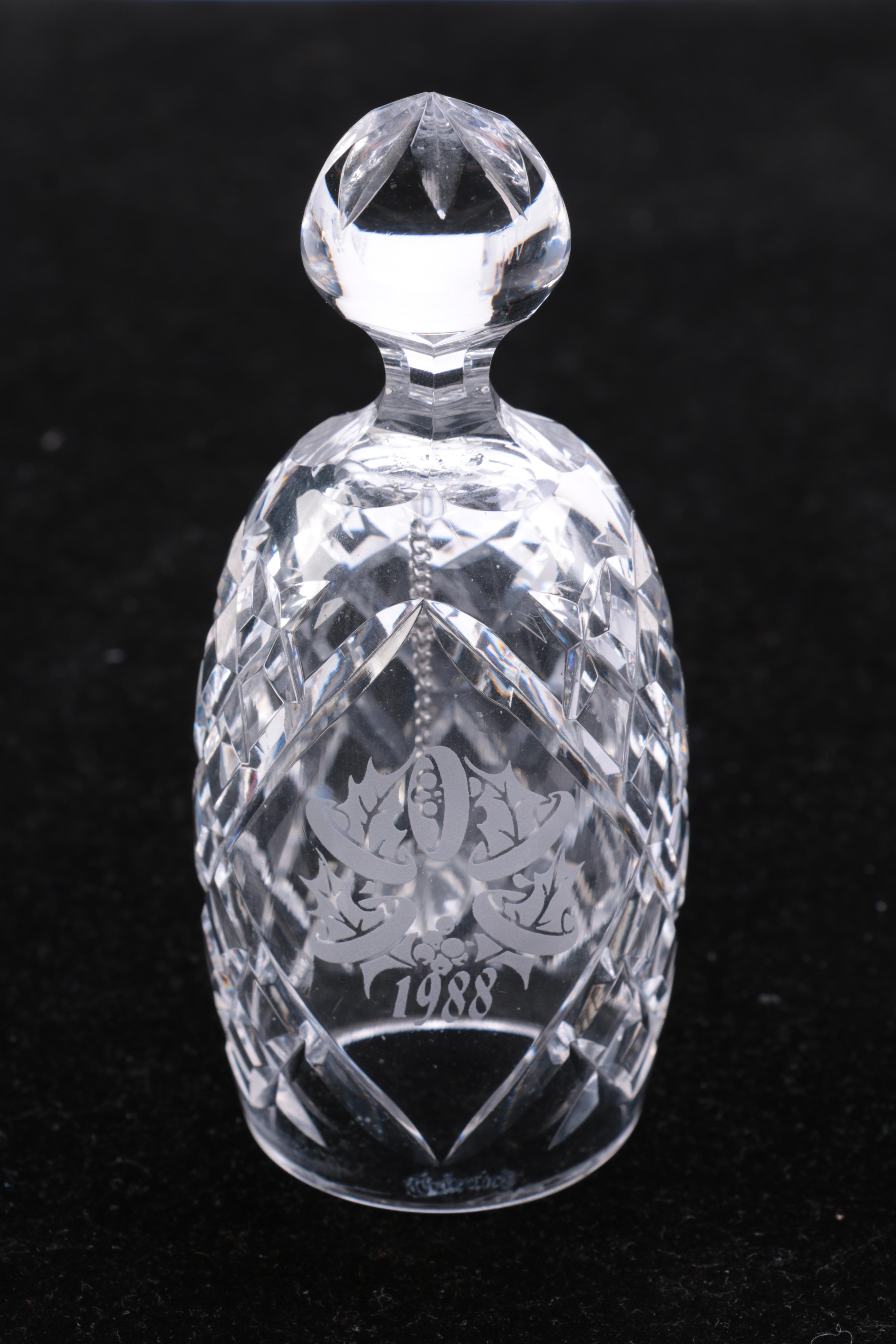 1984-1989 Waterford Crystal Christmas Bells