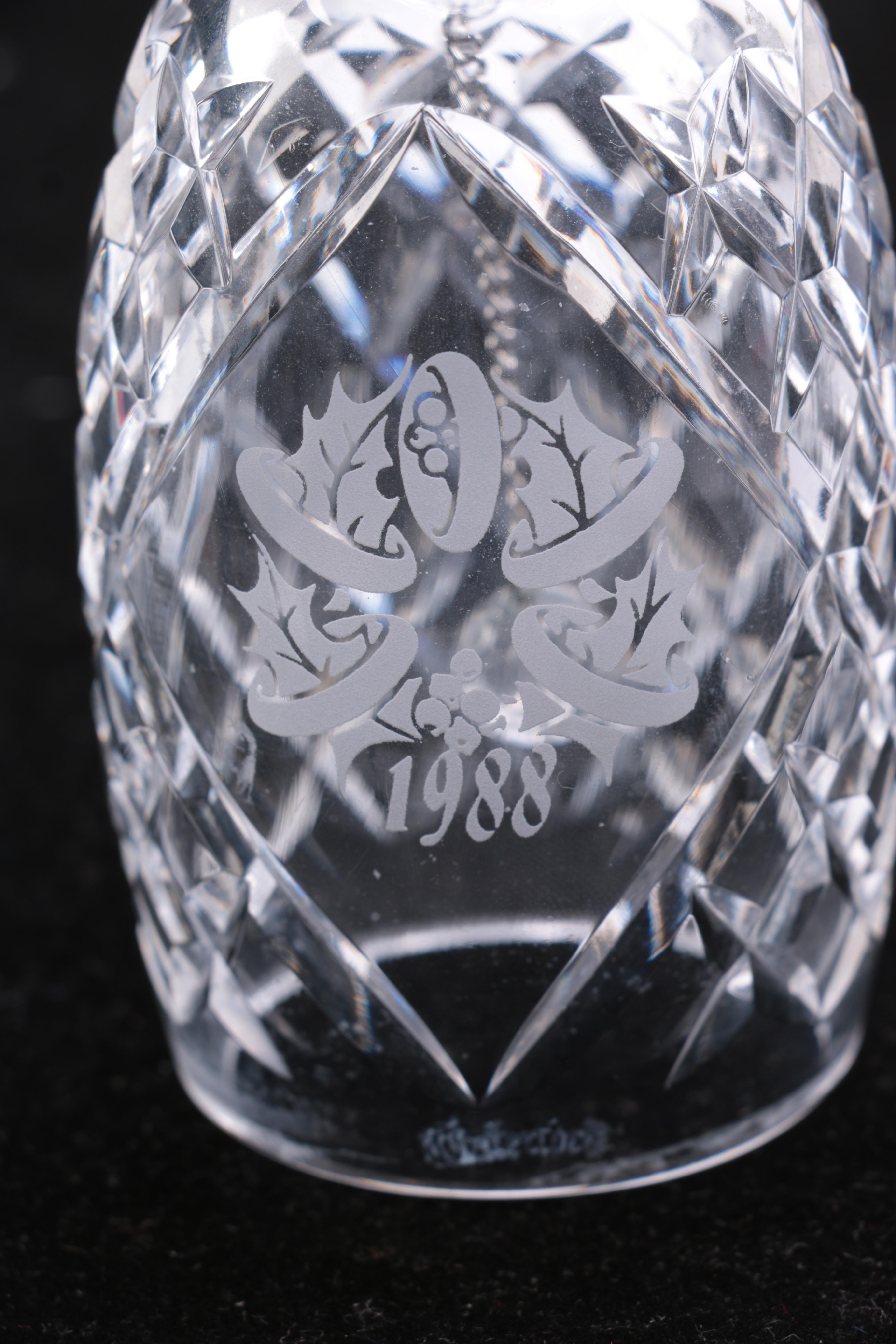 1984-1989 Waterford Crystal Christmas Bells