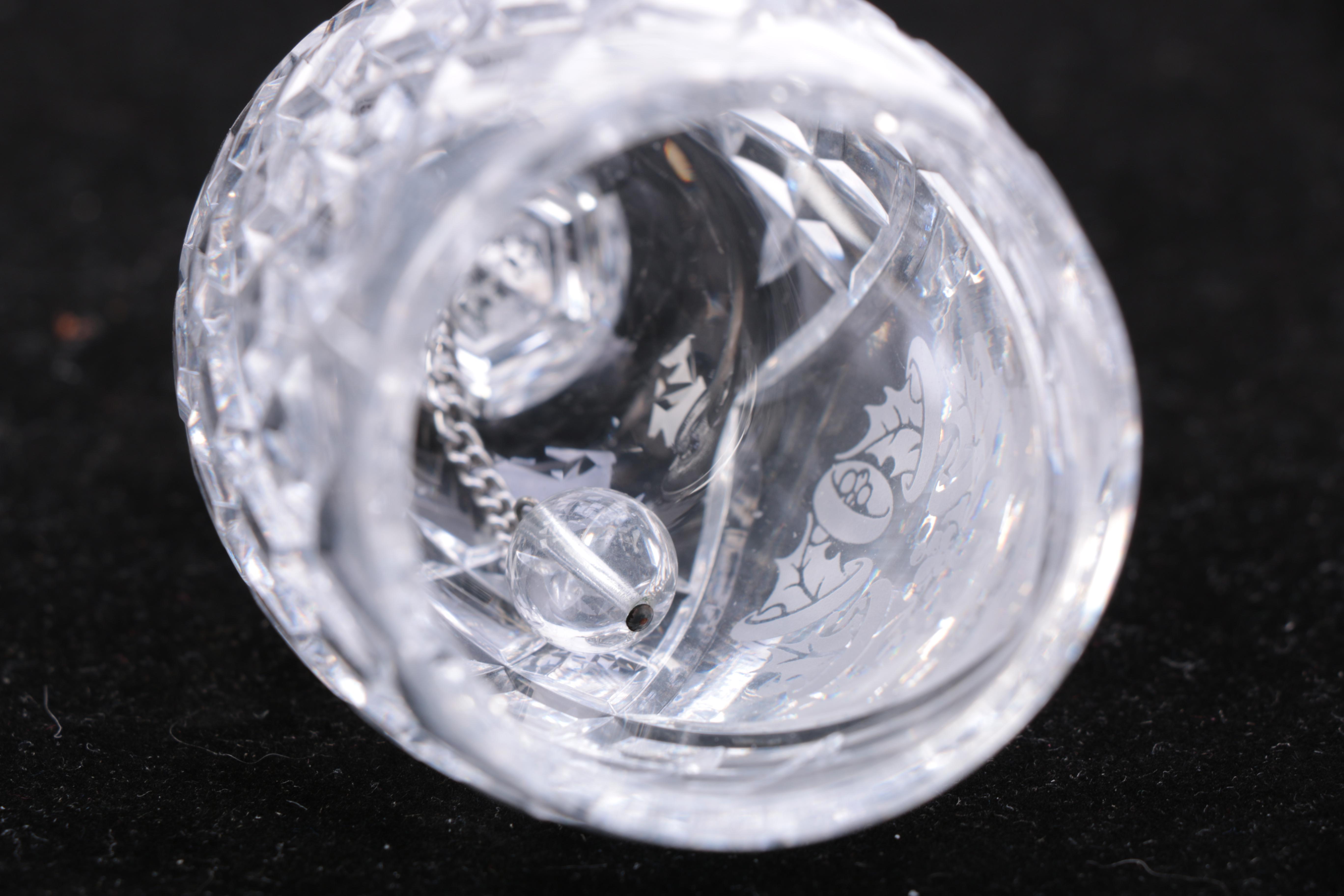 1984-1989 Waterford Crystal Christmas Bells