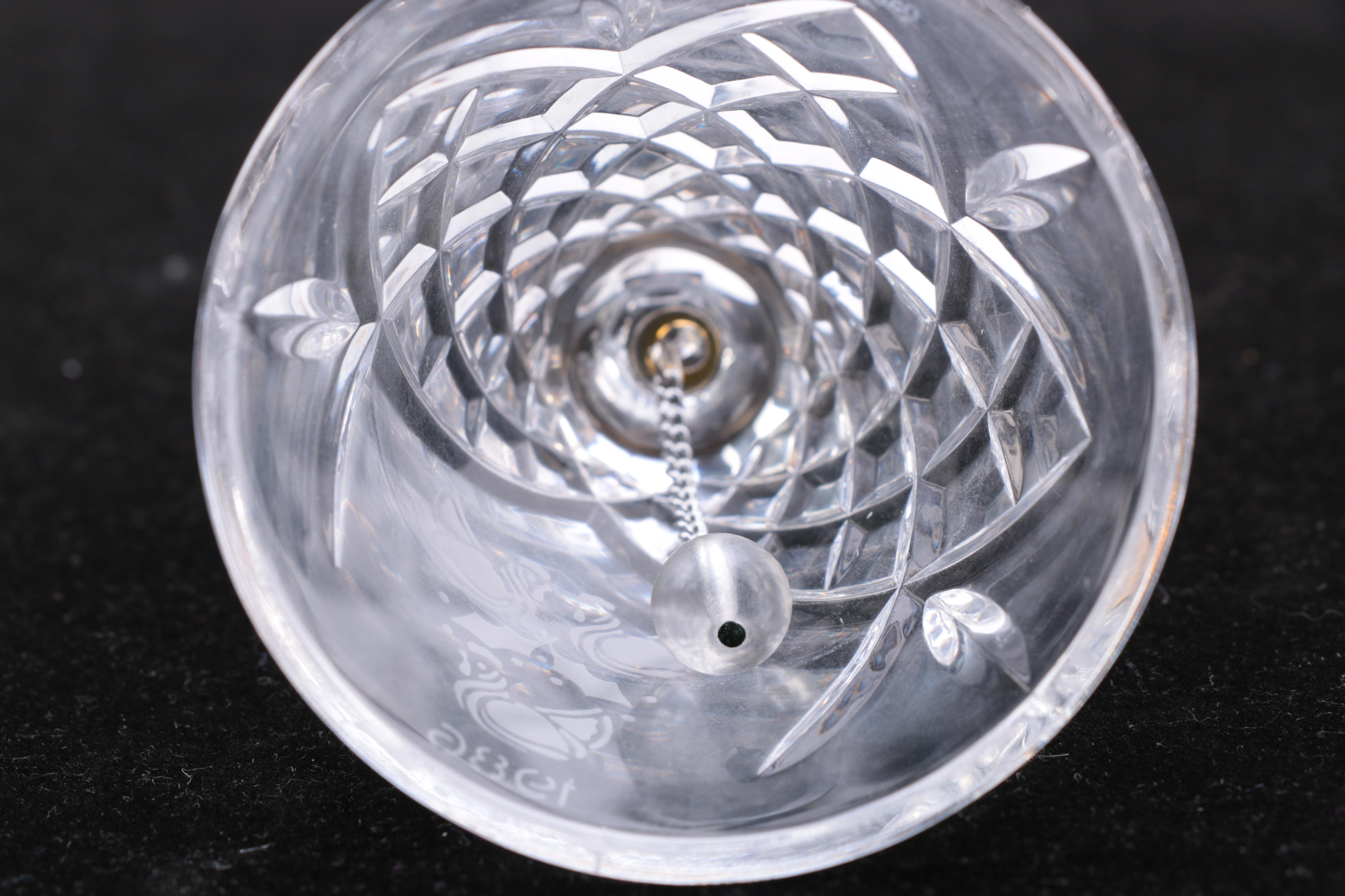 1984-1989 Waterford Crystal Christmas Bells