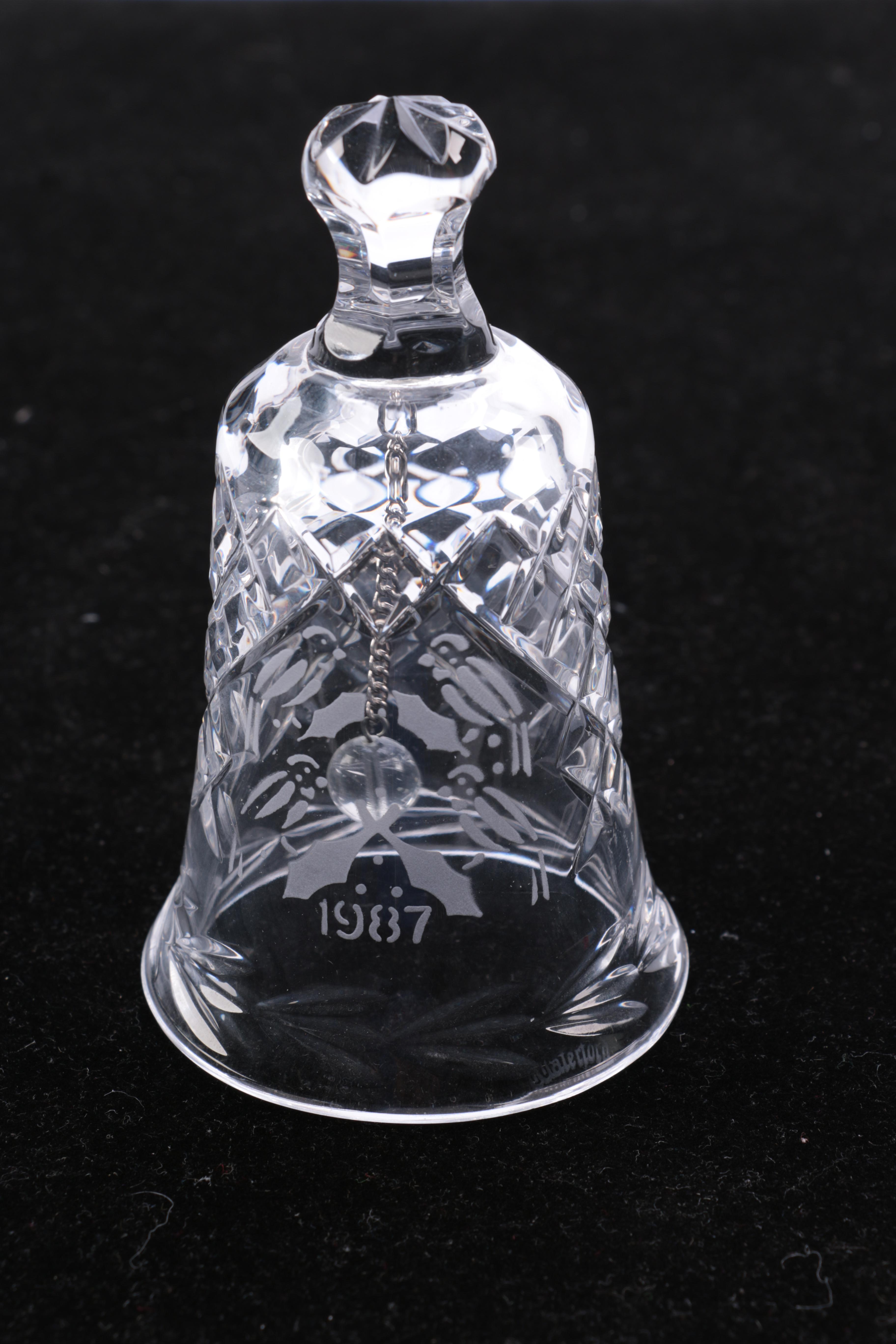 1984-1989 Waterford Crystal Christmas Bells