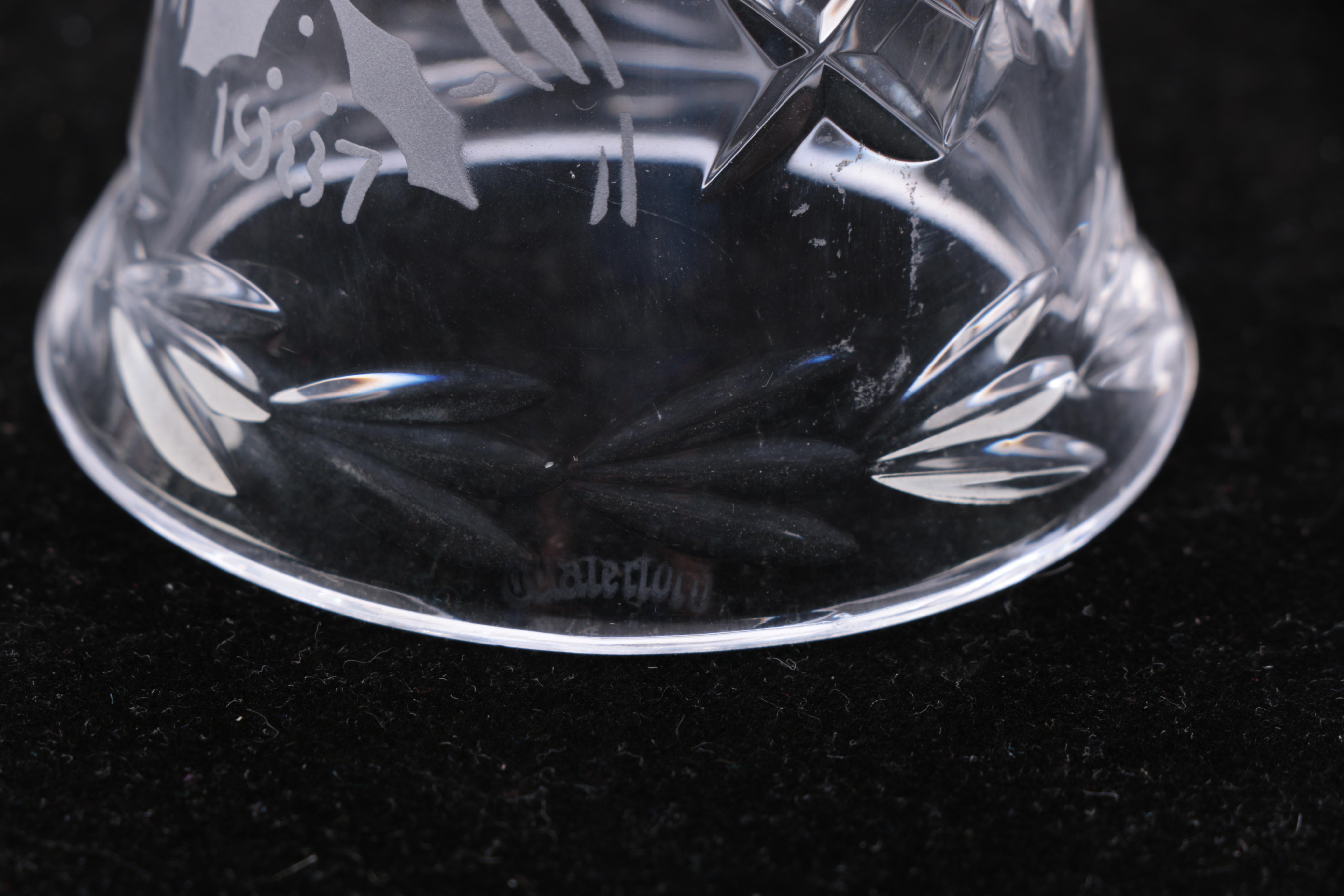 1984-1989 Waterford Crystal Christmas Bells