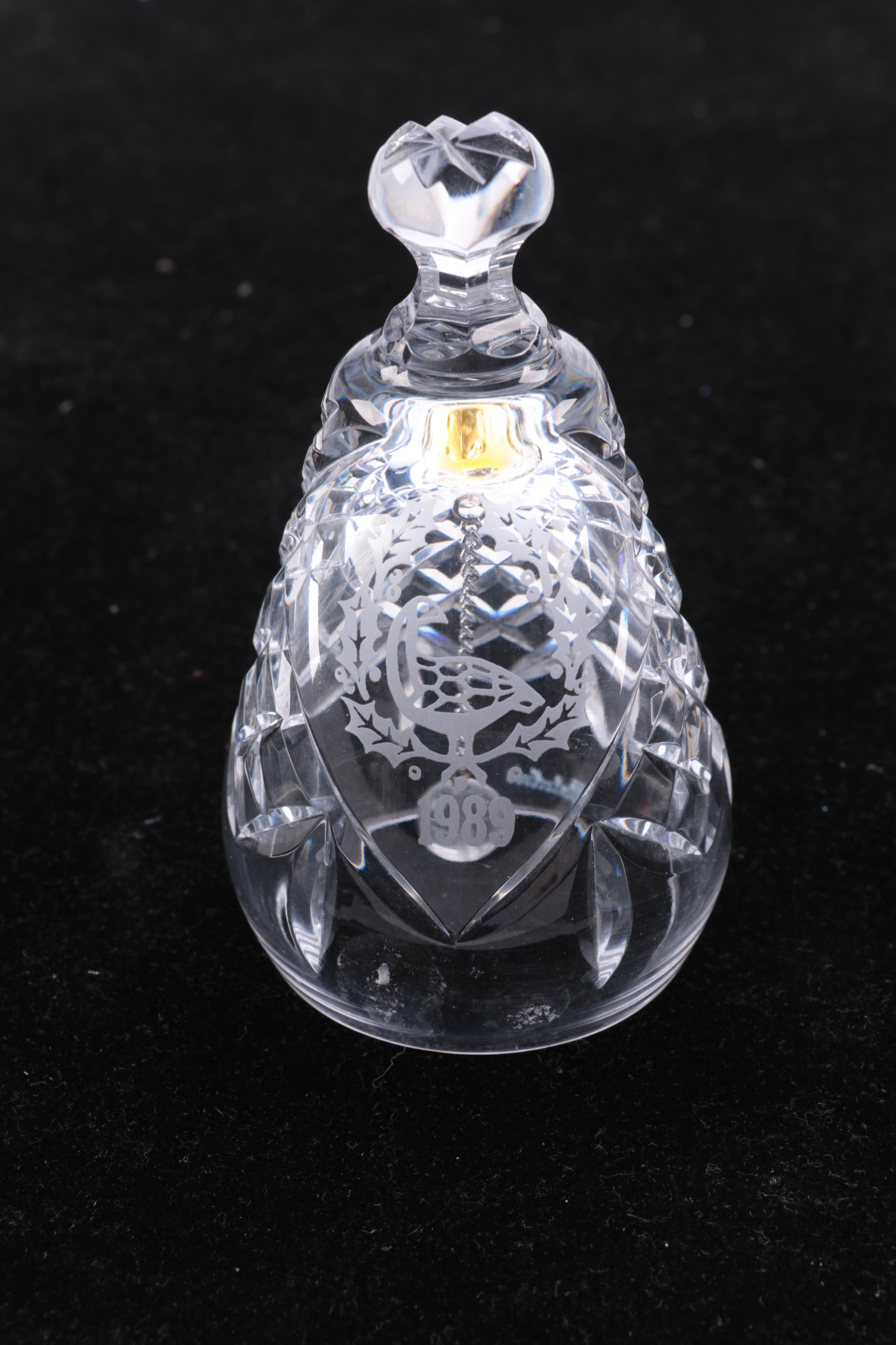 1984-1989 Waterford Crystal Christmas Bells