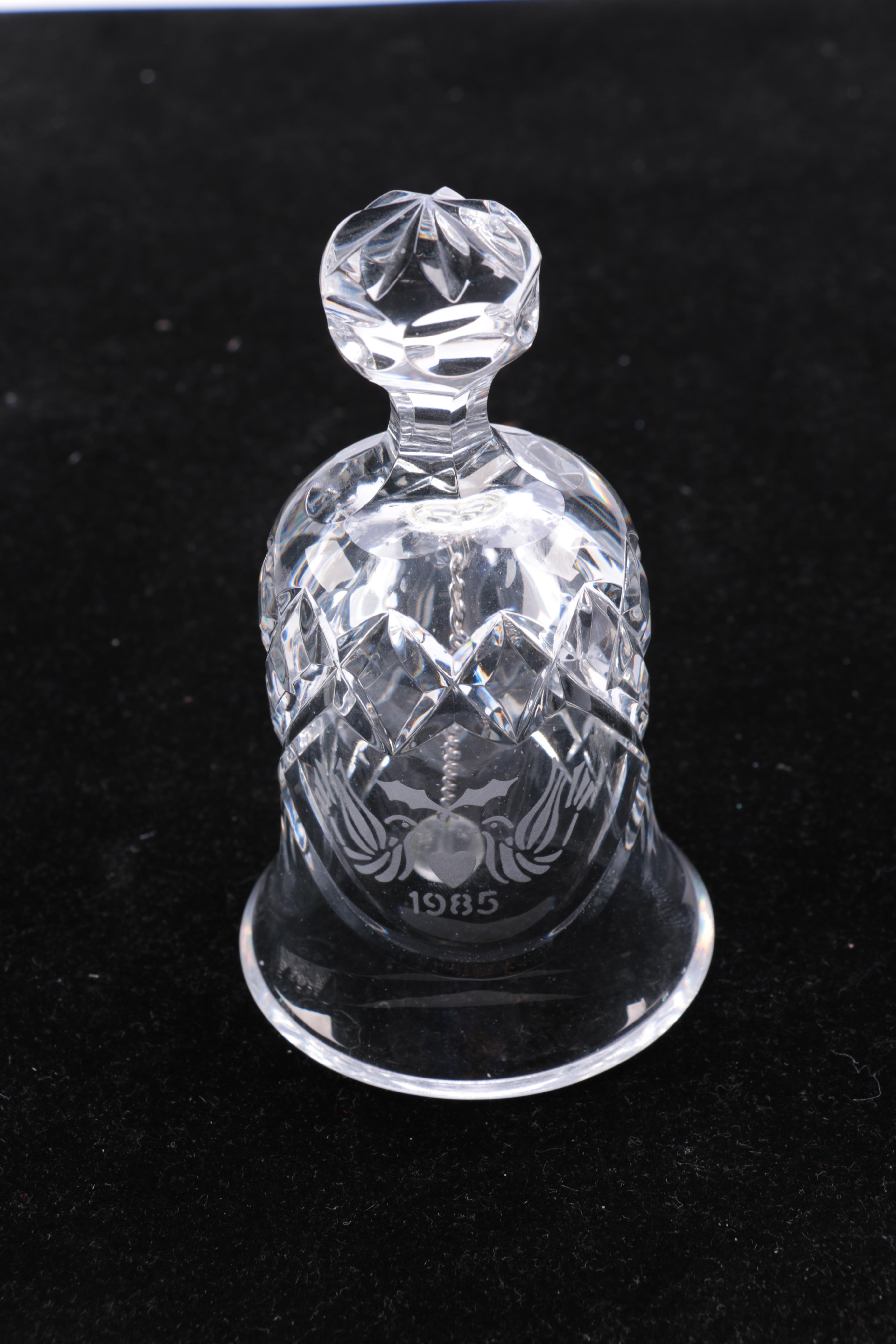 1984-1989 Waterford Crystal Christmas Bells