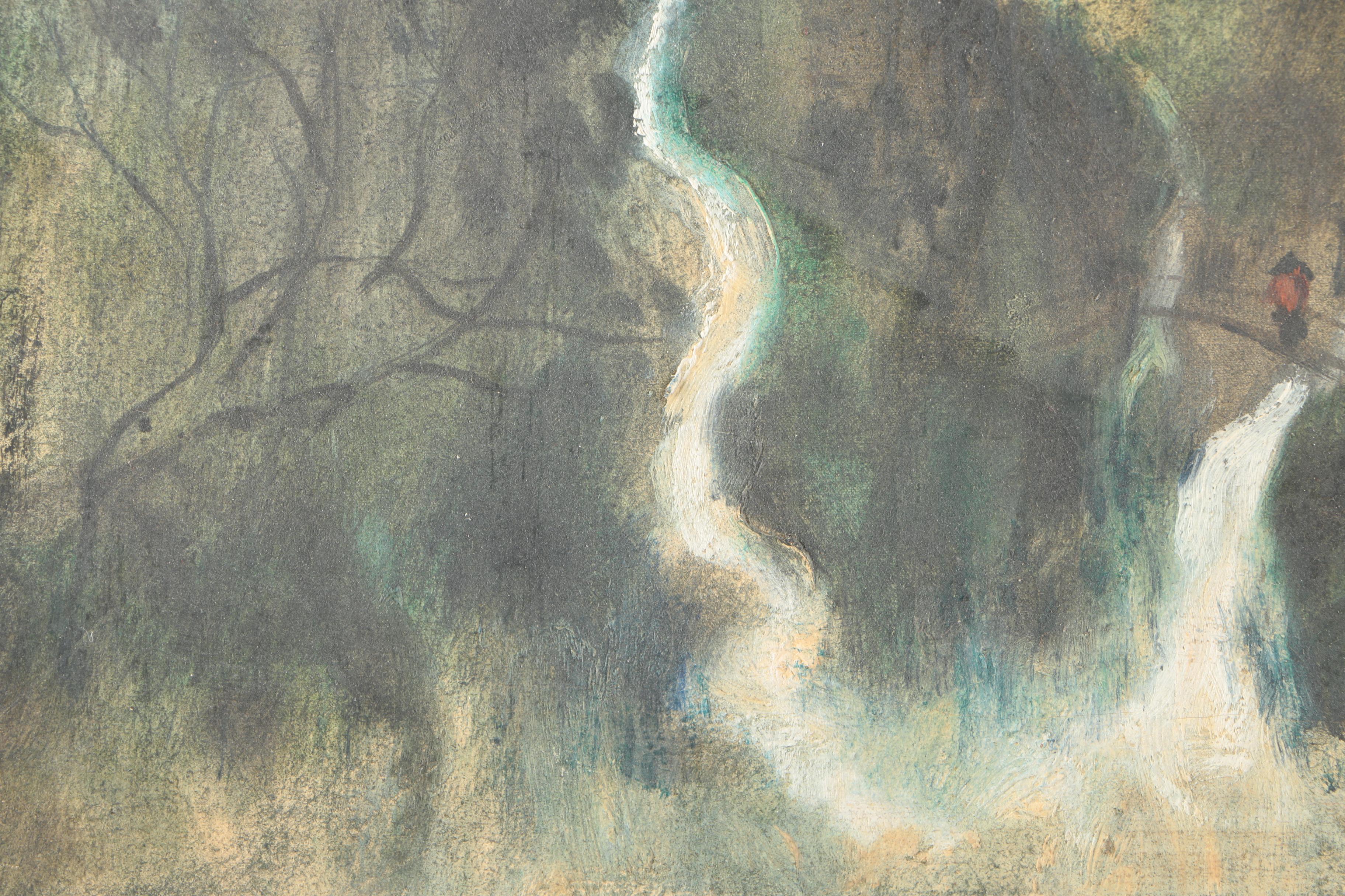 Siphong Oil on Canvas of Southeast Asian Landscape