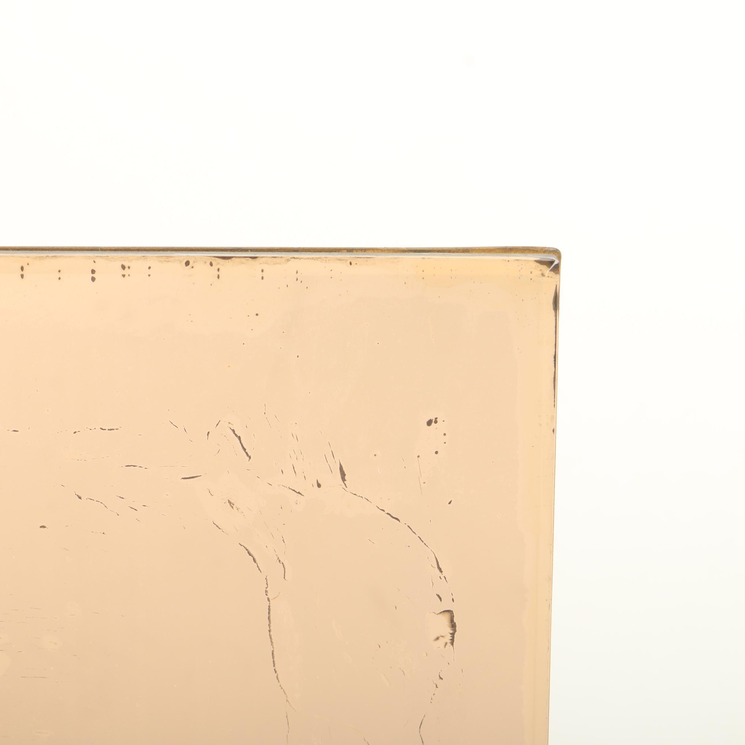 Vintage Tulip-Themed Electric Clock