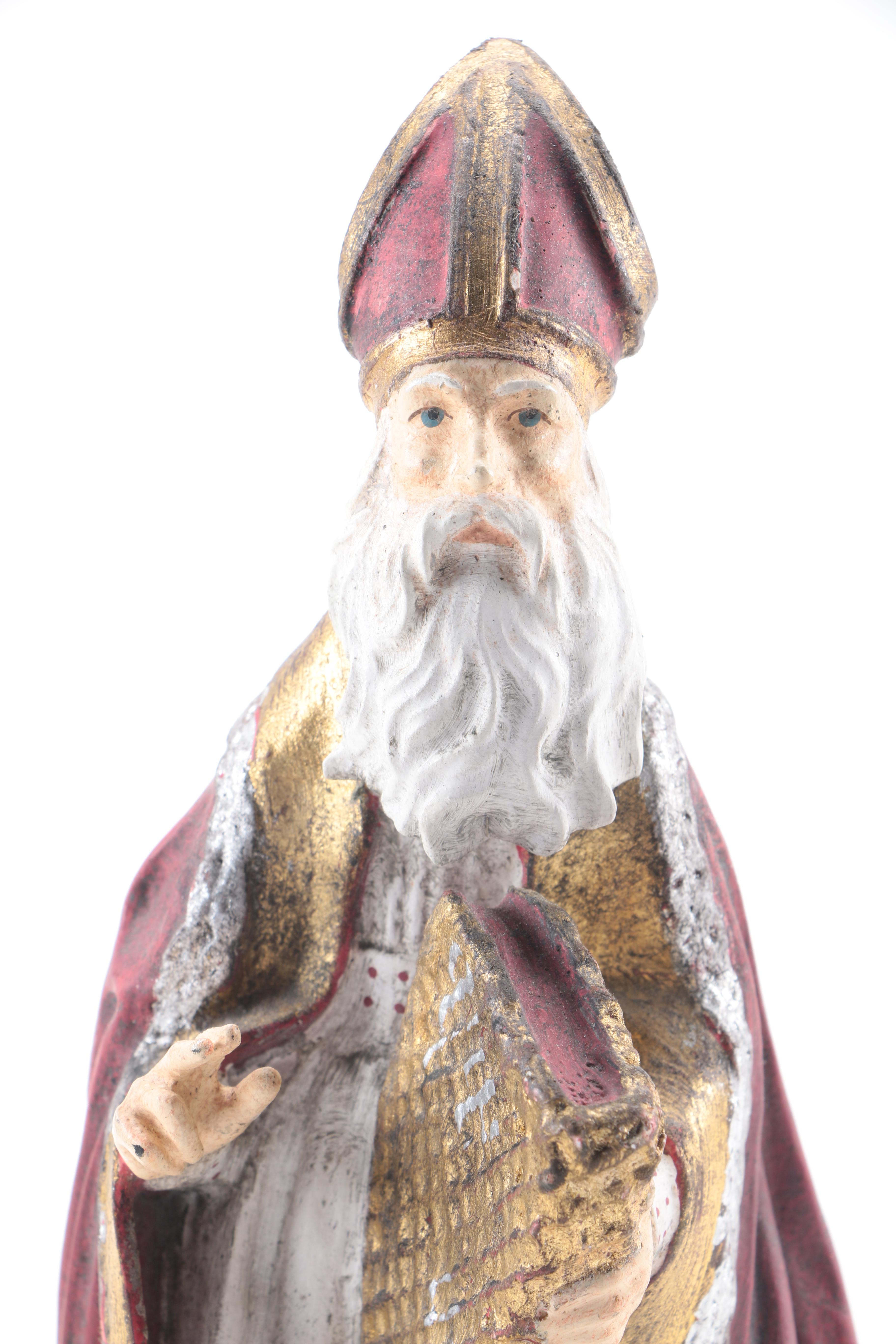 Dolfi Italian Hand-Carved Limited Edition "History of Santa" Wooden Figurines