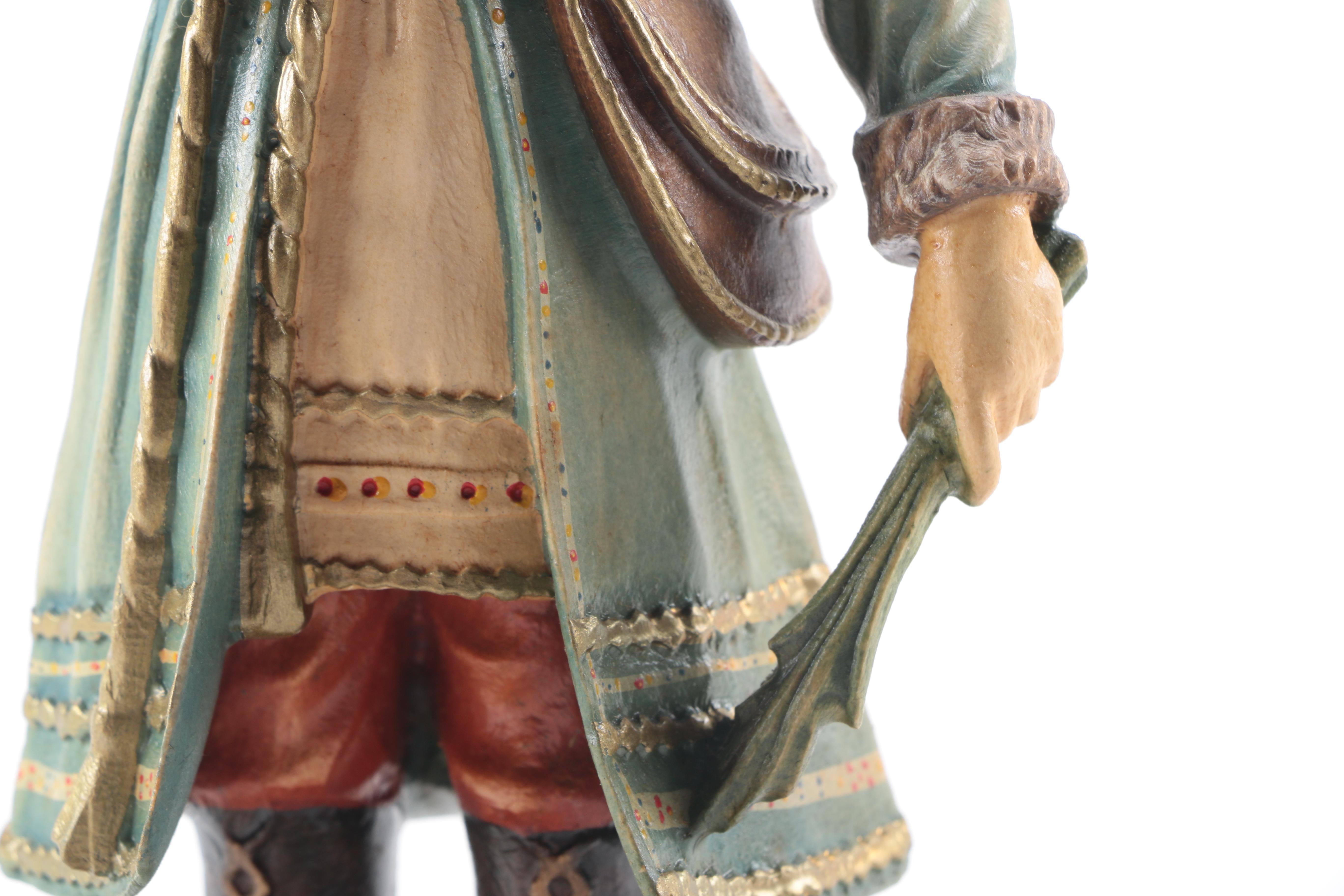 Dolfi Italian Hand-Carved Limited Edition "History of Santa" Wooden Figurines