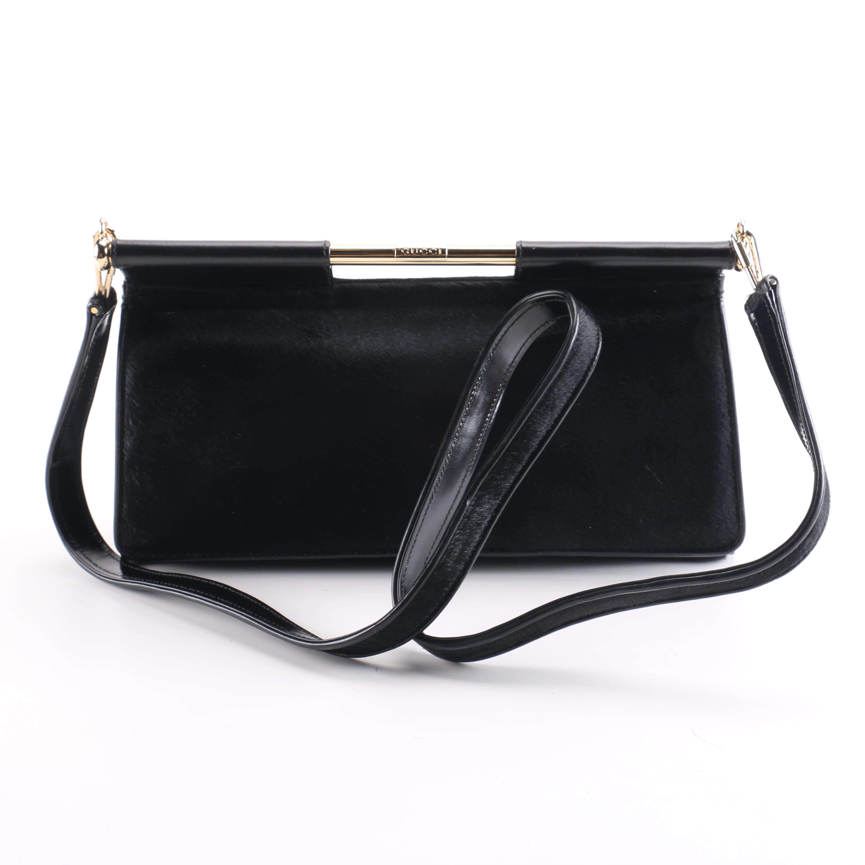 Gucci Black Leather Handbag