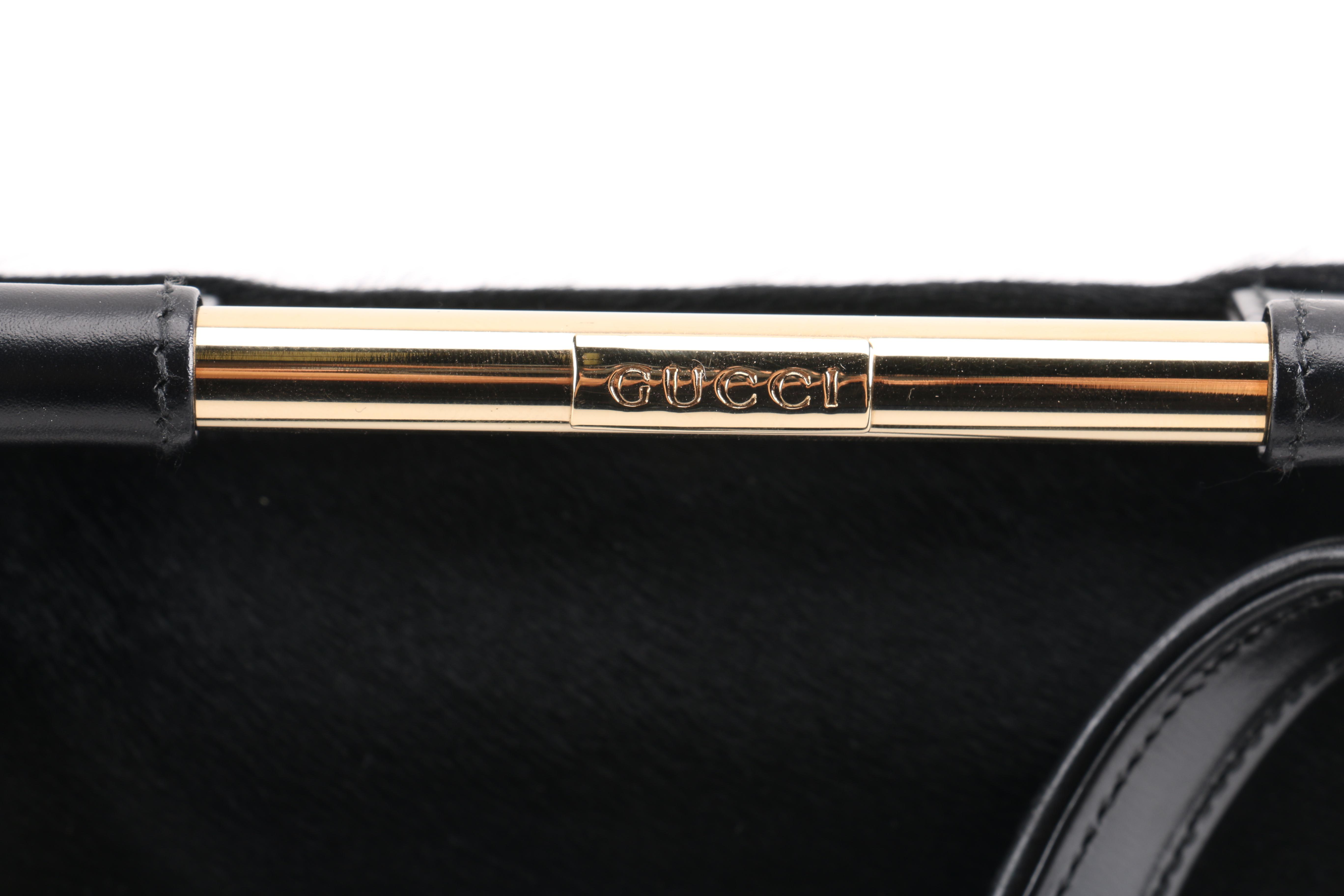 Gucci Black Leather Handbag