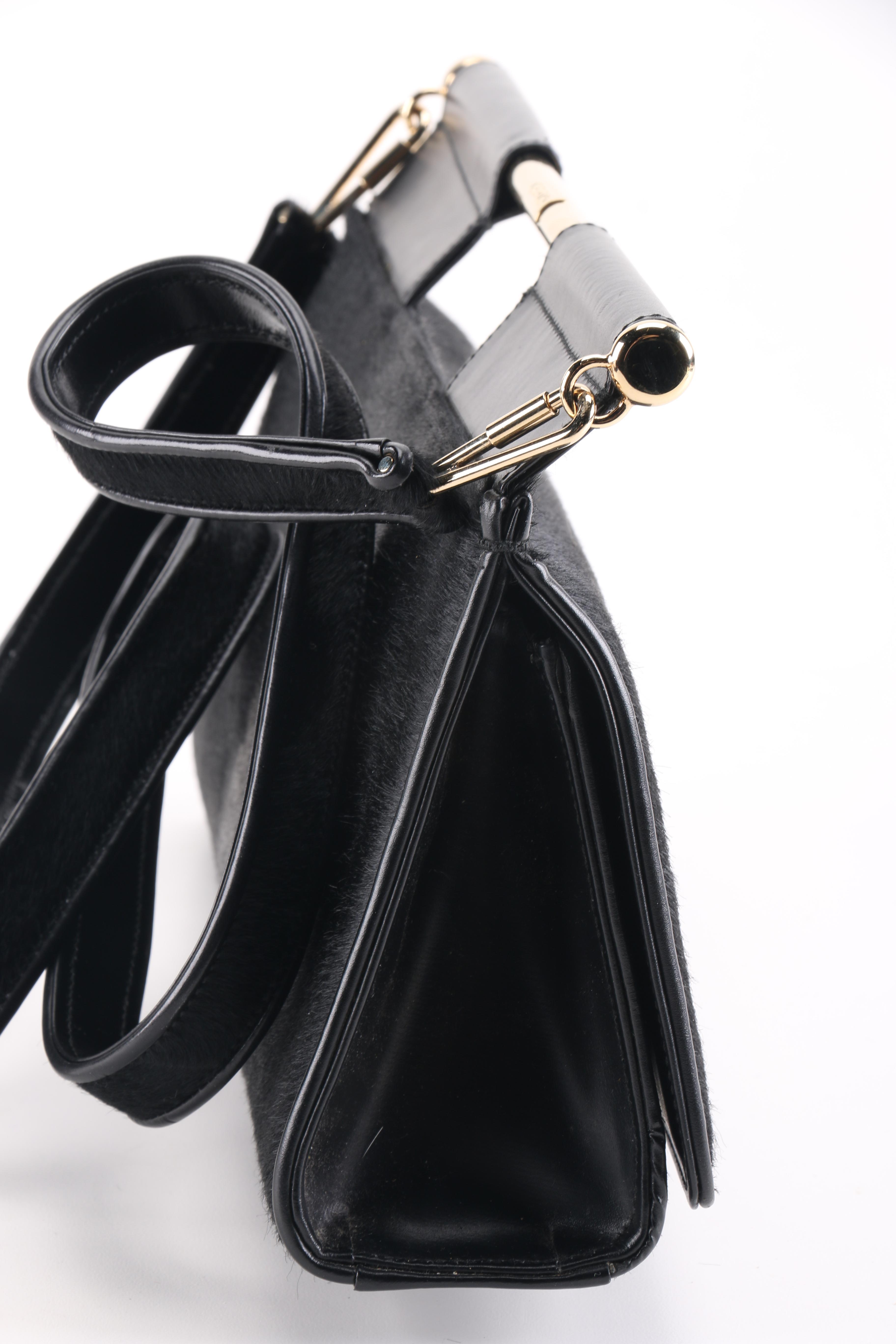 Gucci Black Leather Handbag