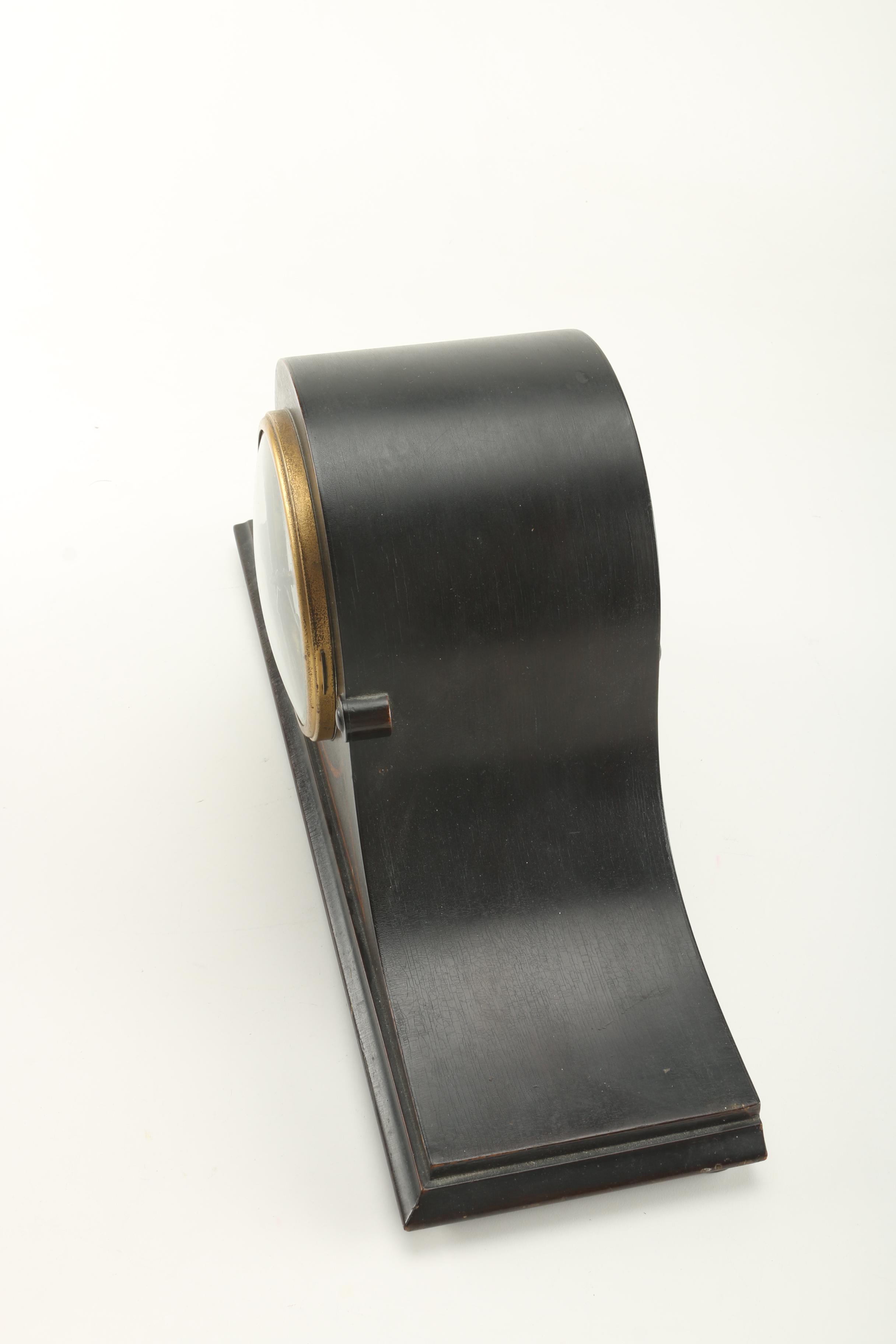 Vintage Tambour Mantel Clock by Seth Thomas