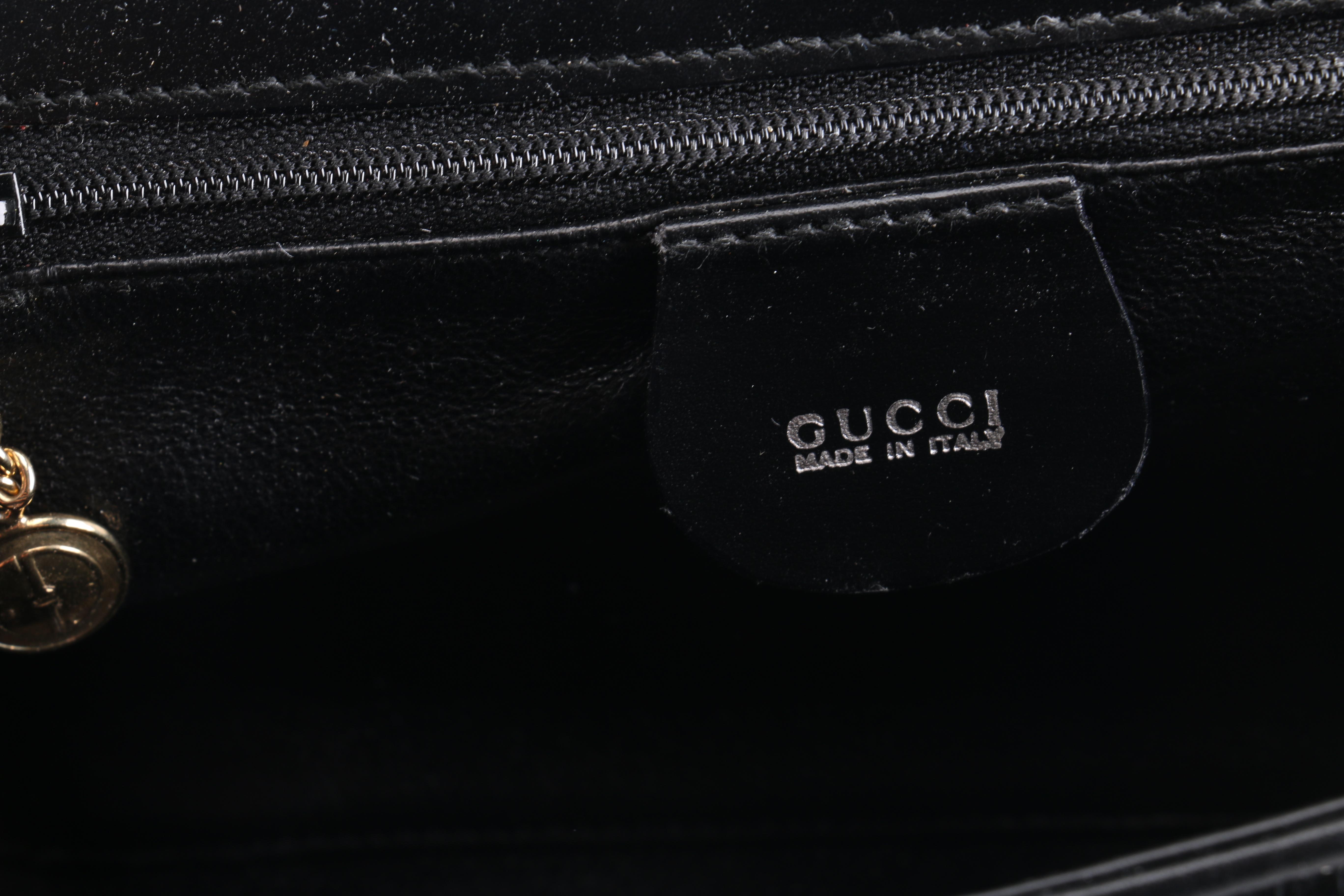 Gucci Black Leather Handbag