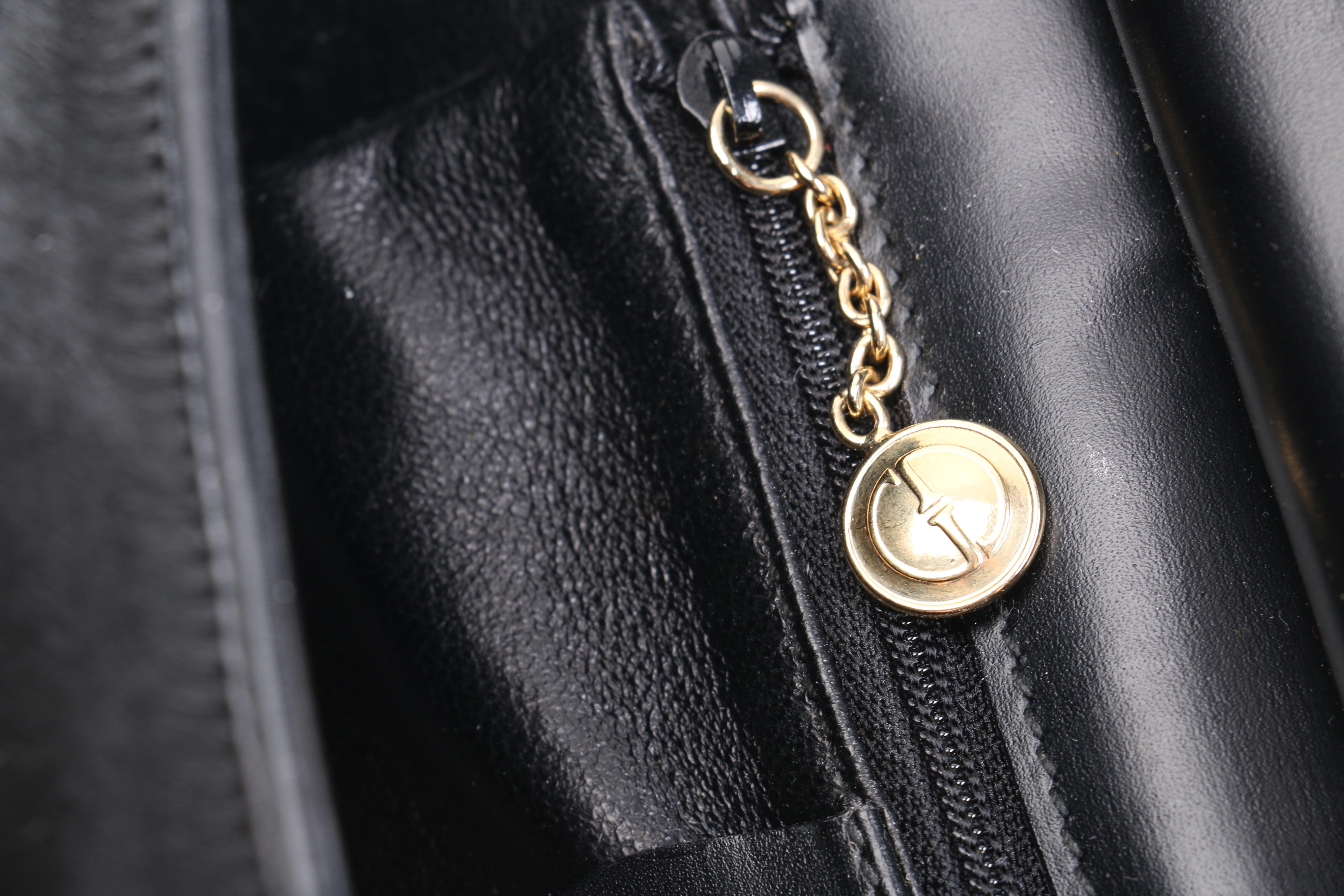 Gucci Black Leather Handbag