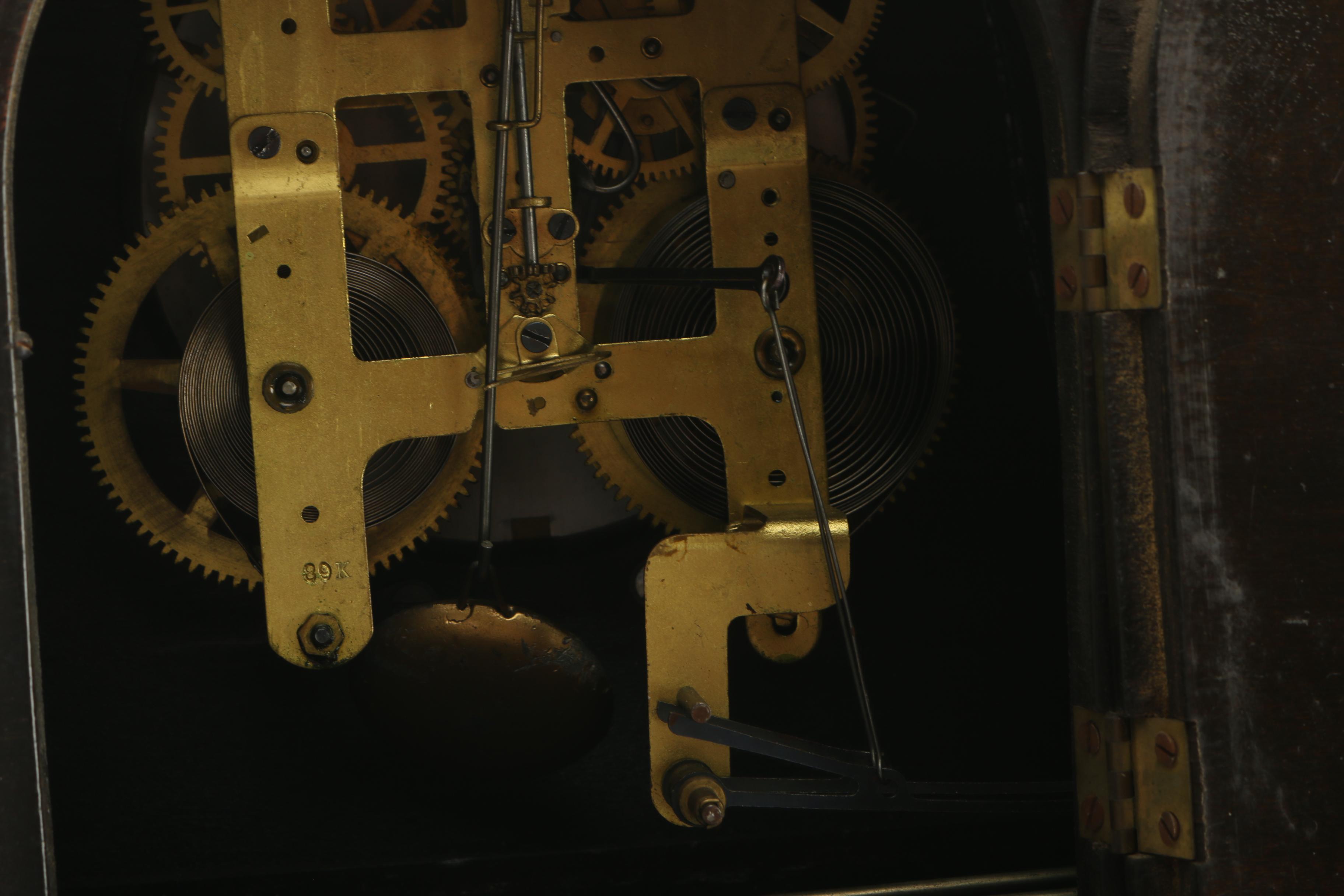 Vintage Tambour Mantel Clock by Seth Thomas