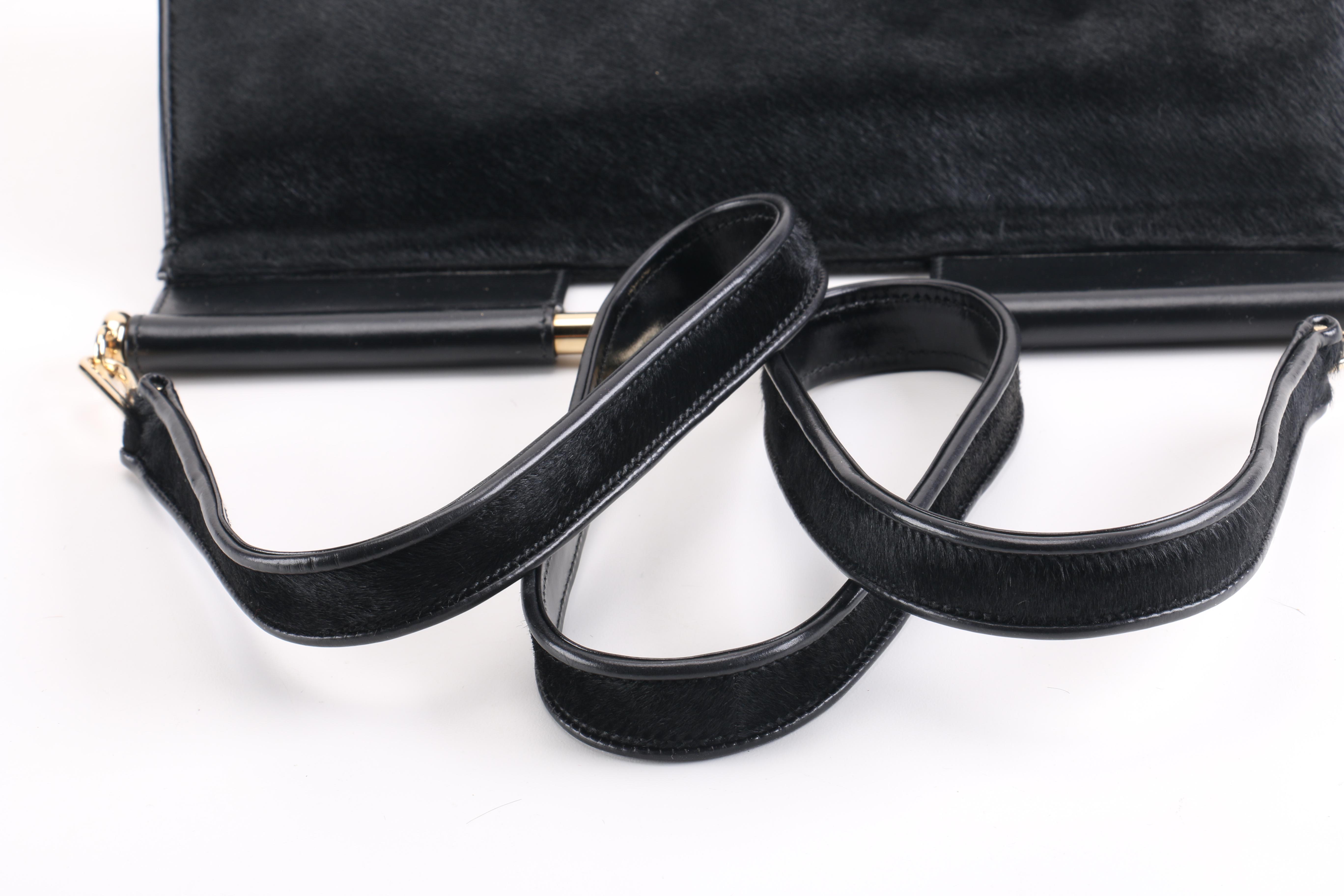 Gucci Black Leather Handbag