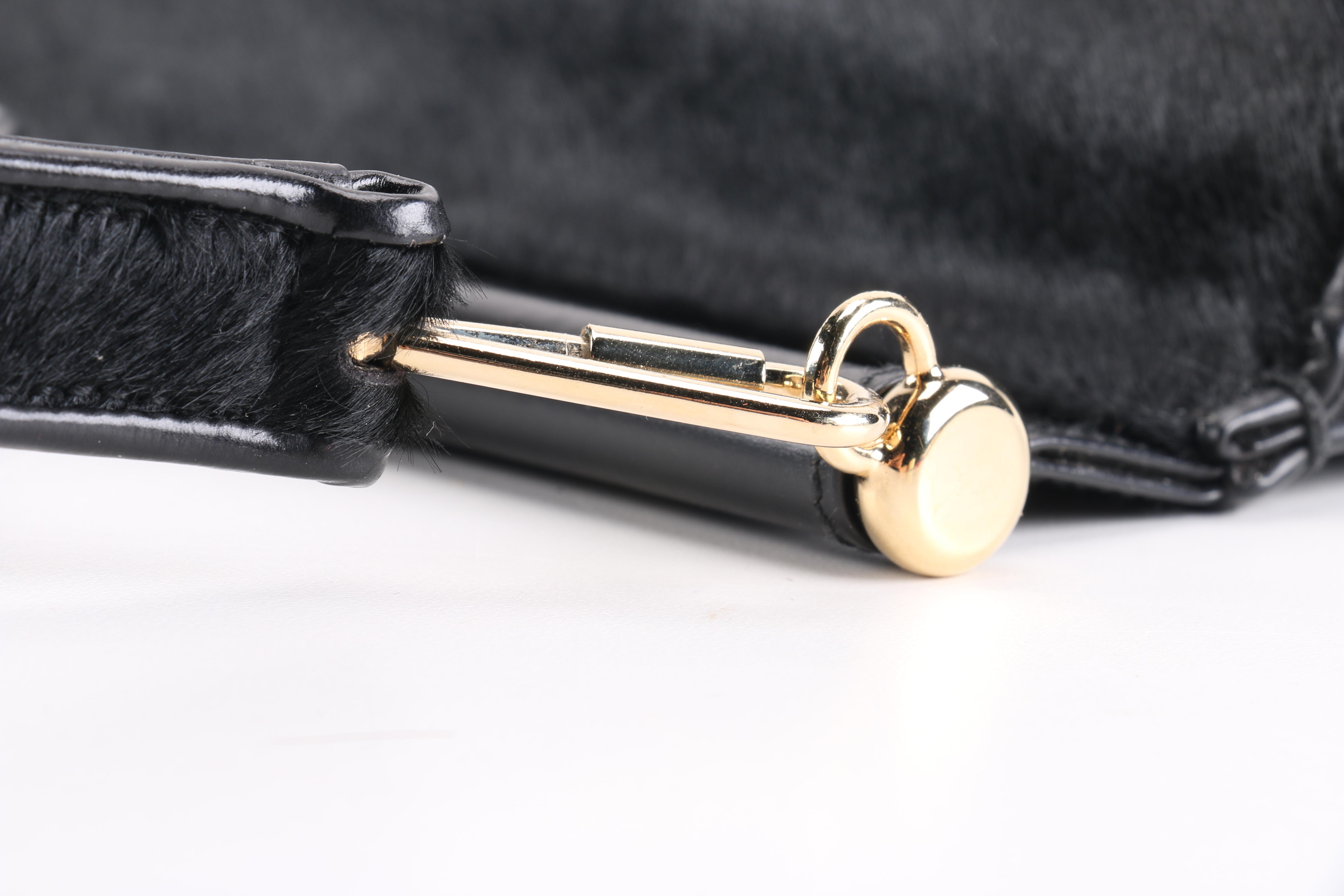 Gucci Black Leather Handbag