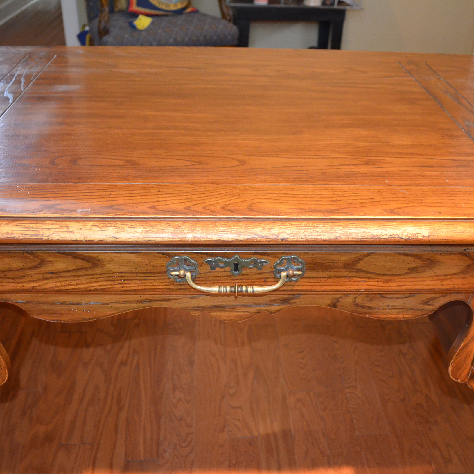 Vintage Oak Desk by Heritage