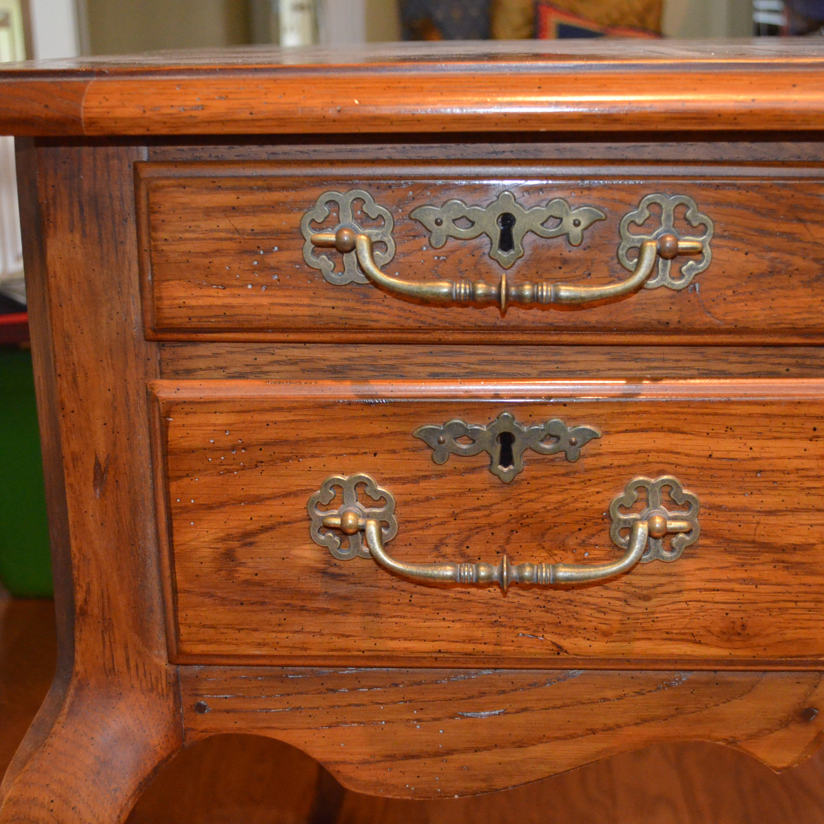 Vintage Oak Desk by Heritage