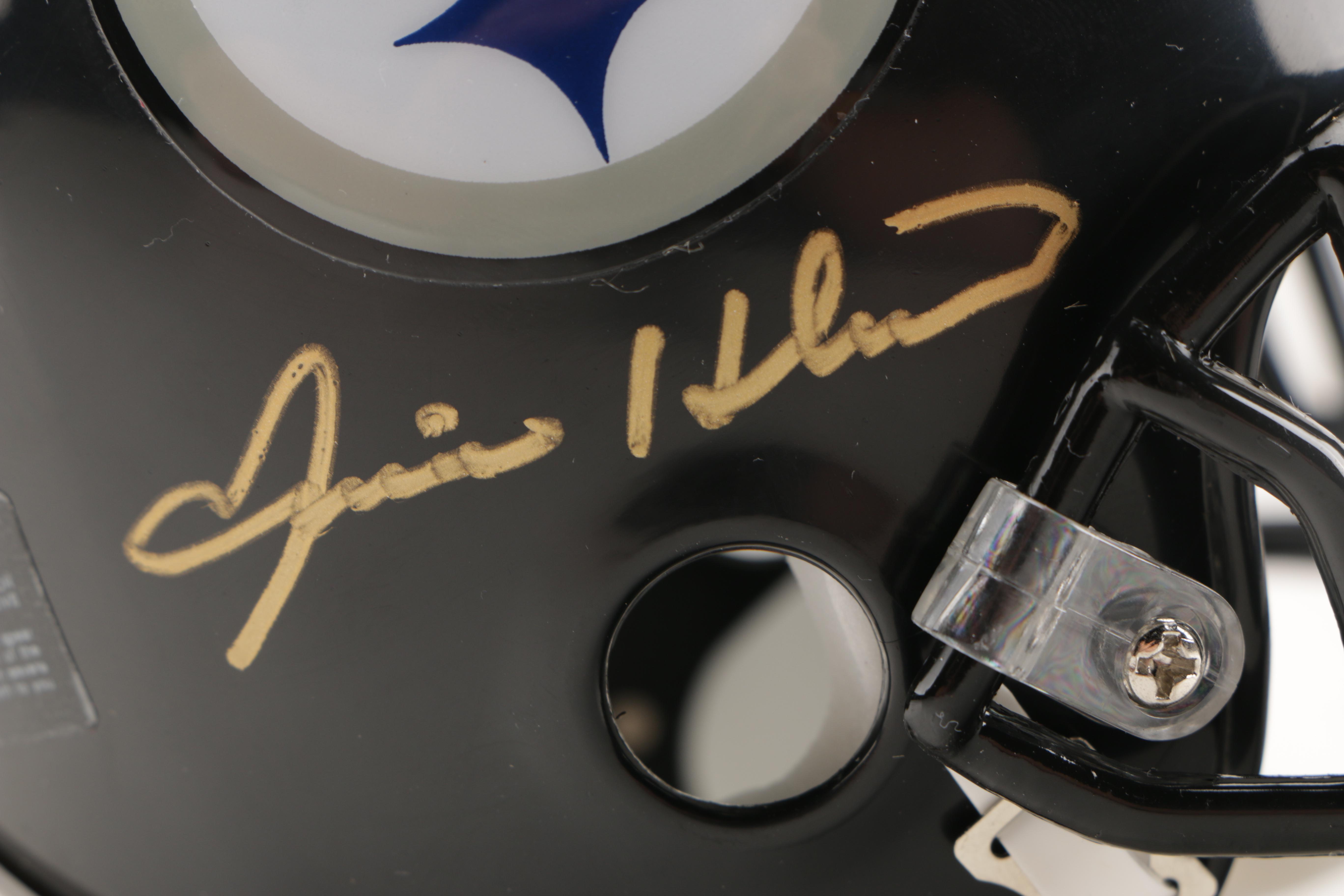 Pittsburgh Steelers "Steel Curtain" Signed Mini Helmet