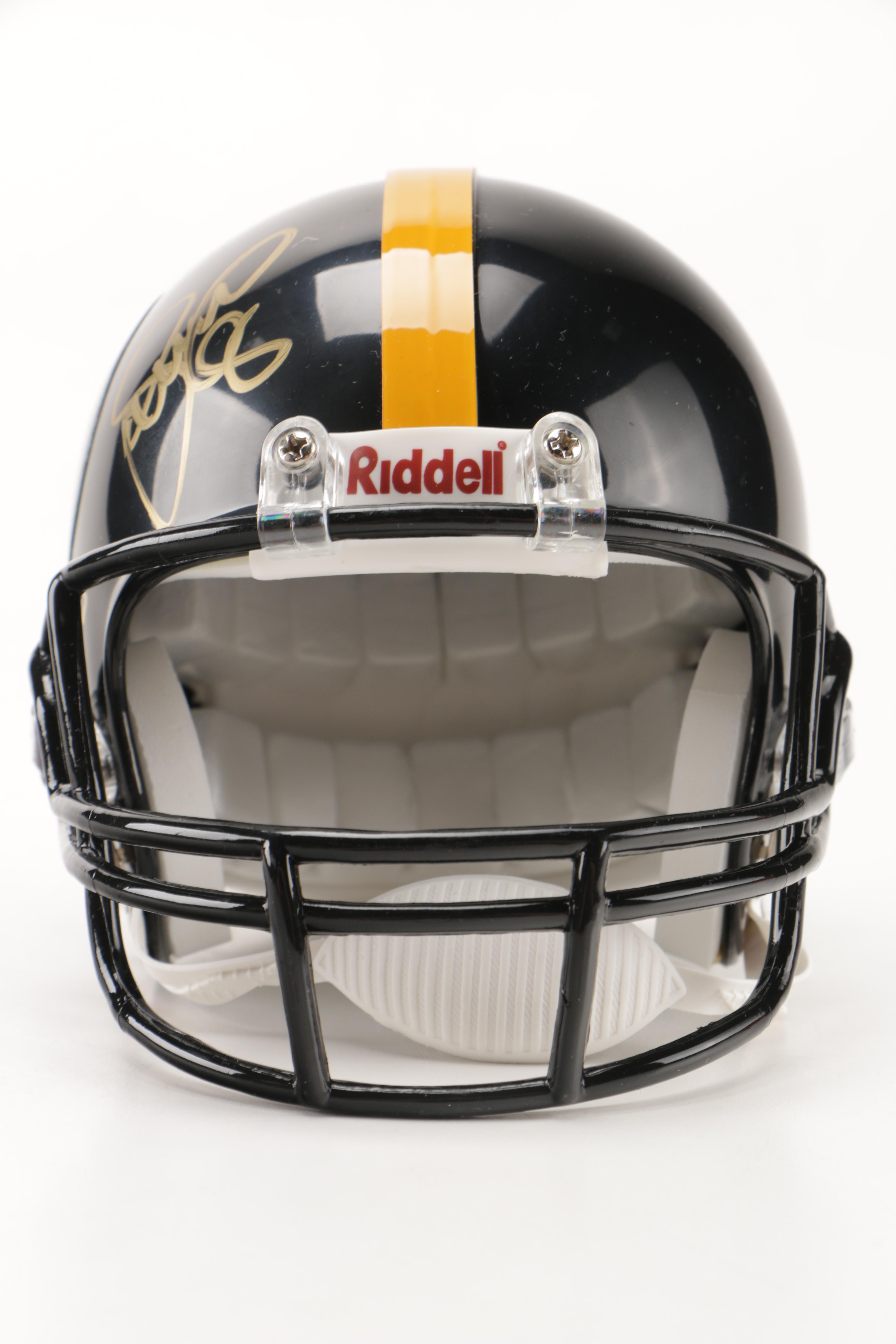 Pittsburgh Steelers "Steel Curtain" Signed Mini Helmet