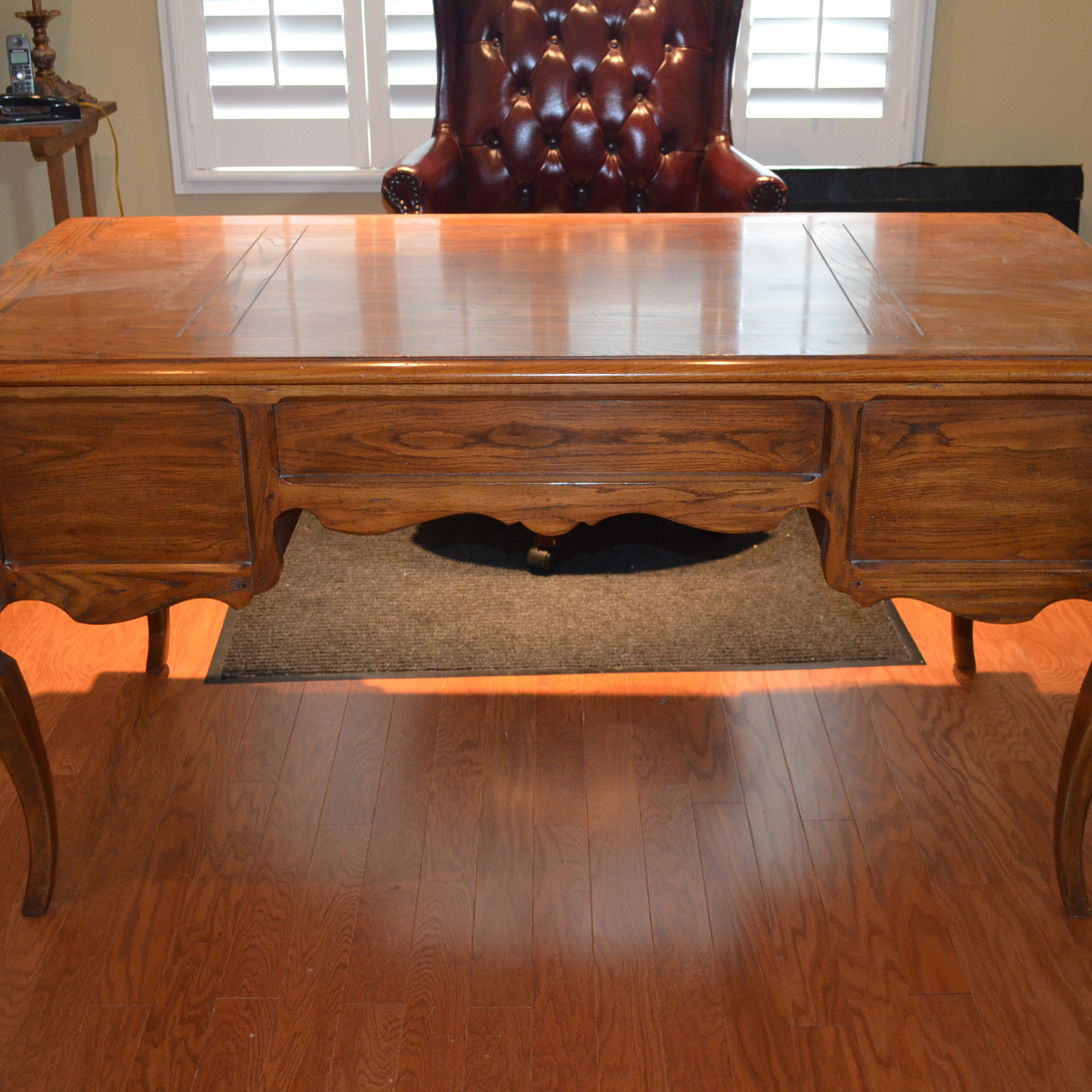 Vintage Oak Desk by Heritage