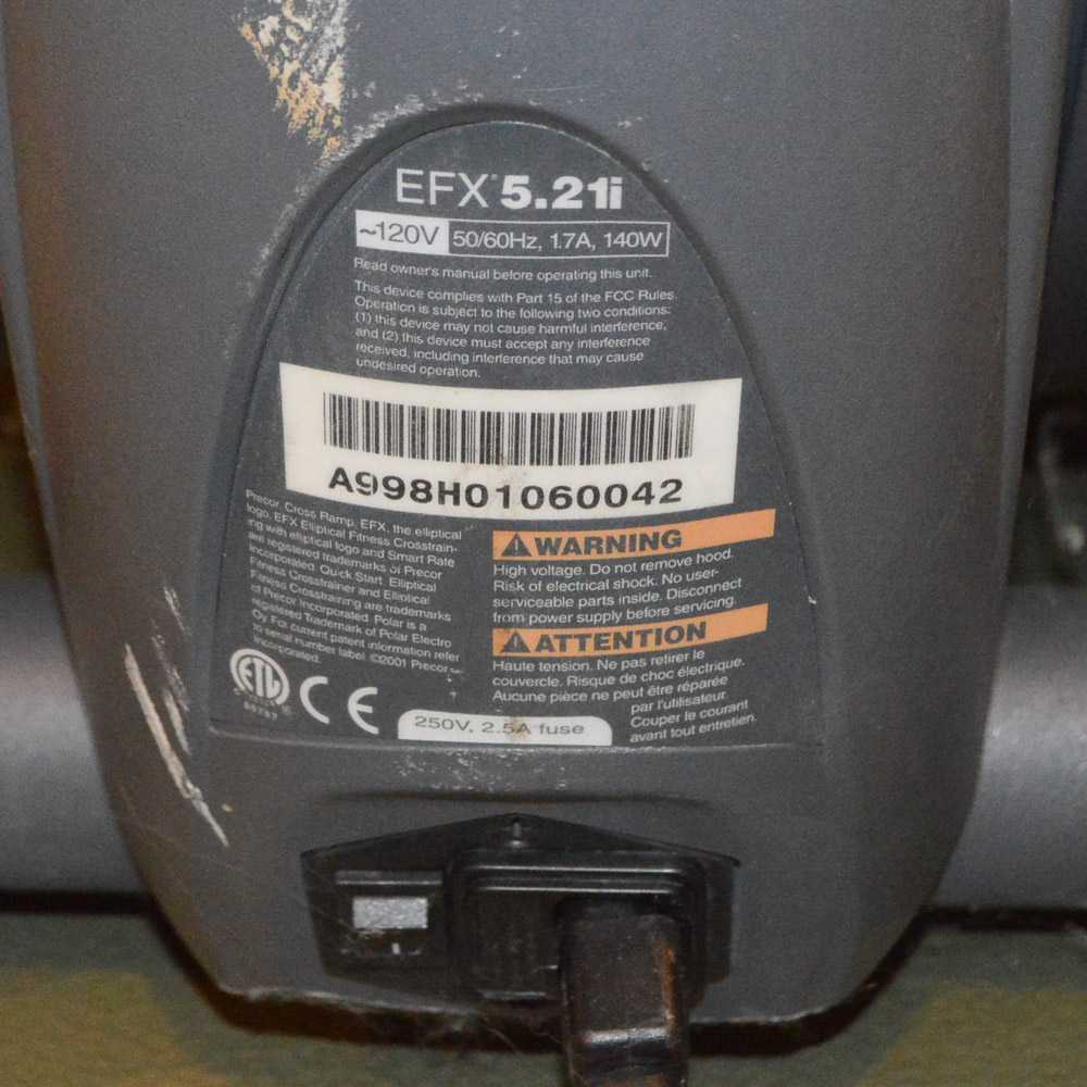 Precor Model: EFX 5.21i Elliptical Trainer