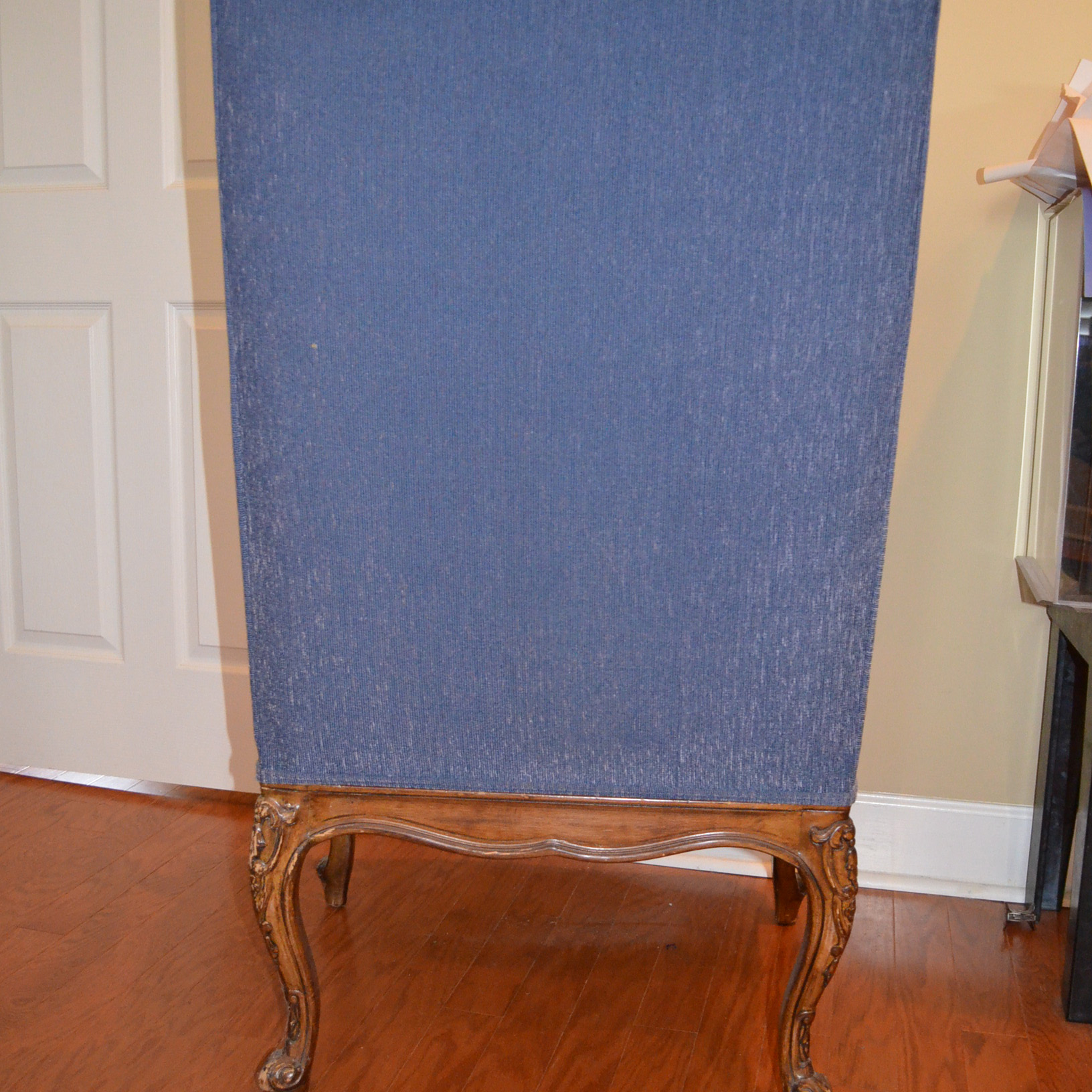 Louis XV Style Upholstered Arm Chair