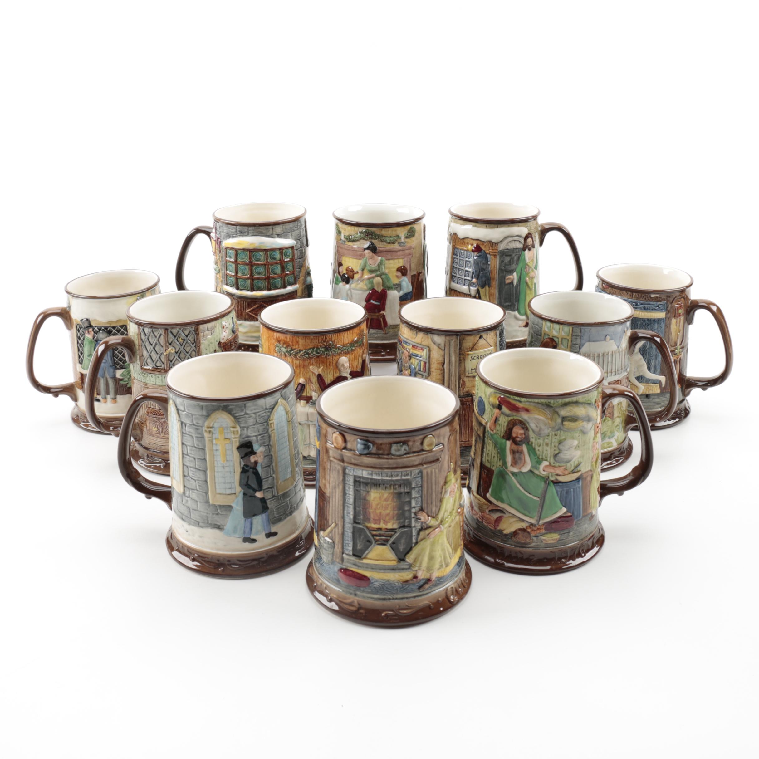 Royal Doulton "Christmas Carol" Tankards
