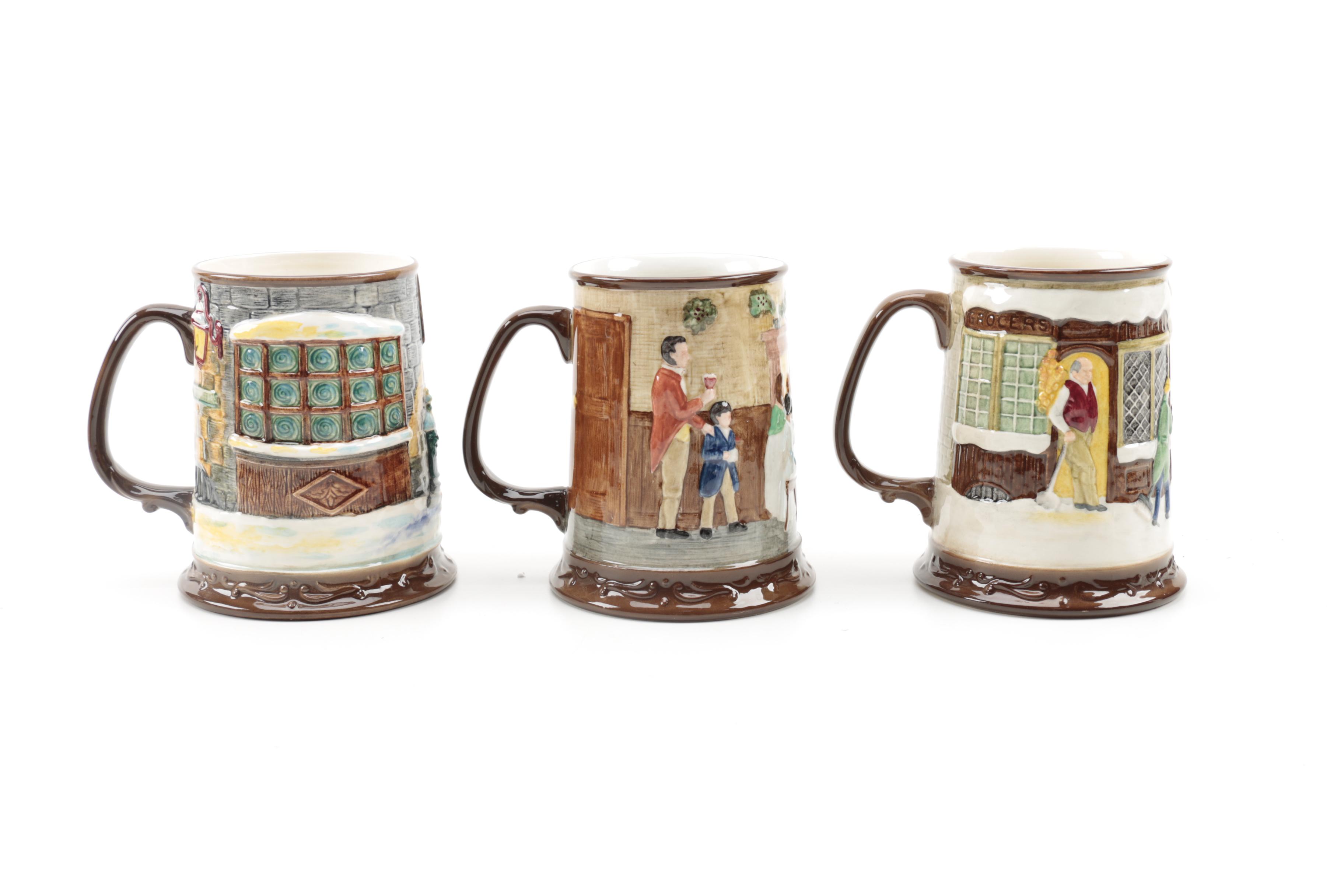 Royal Doulton "Christmas Carol" Tankards