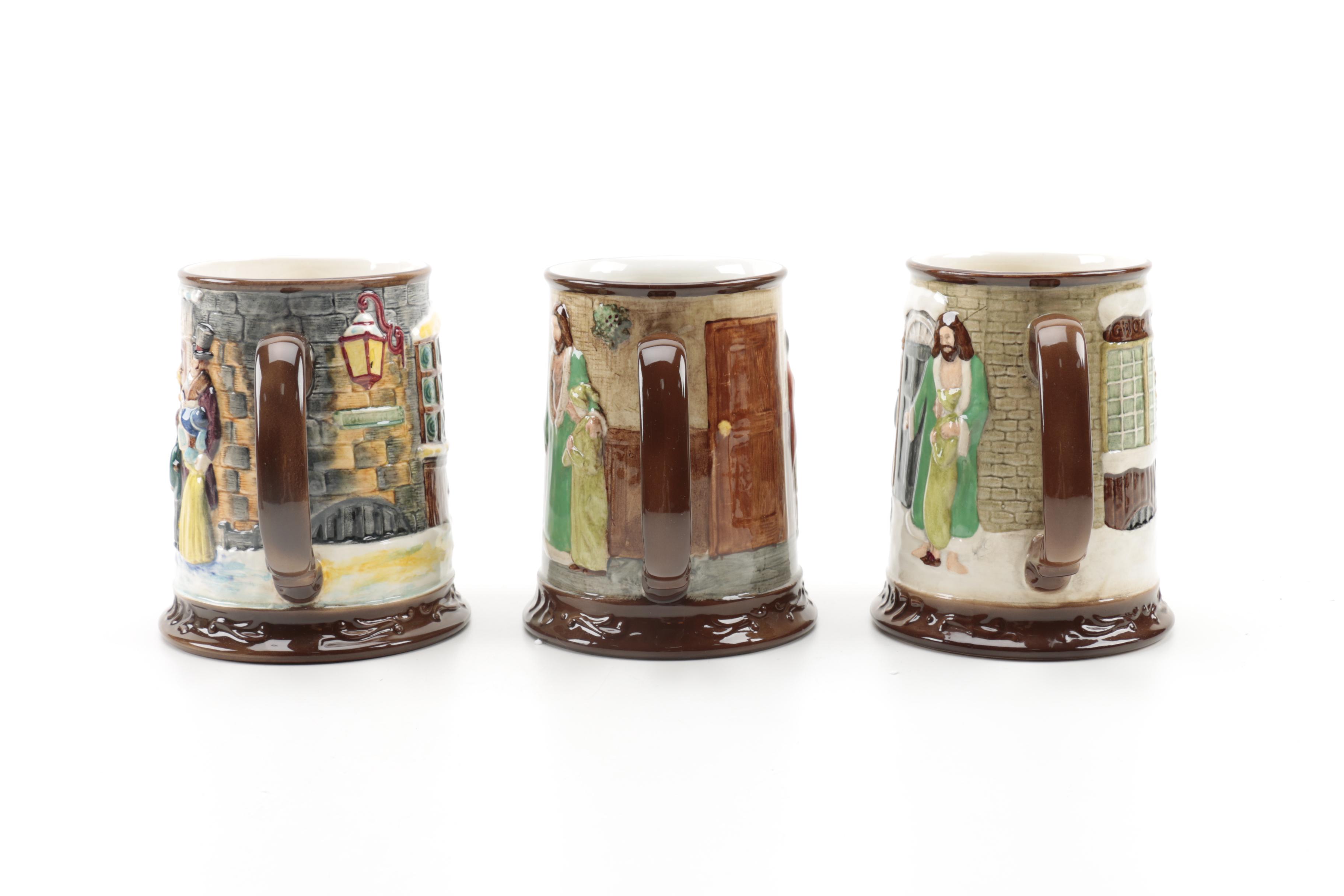 Royal Doulton "Christmas Carol" Tankards
