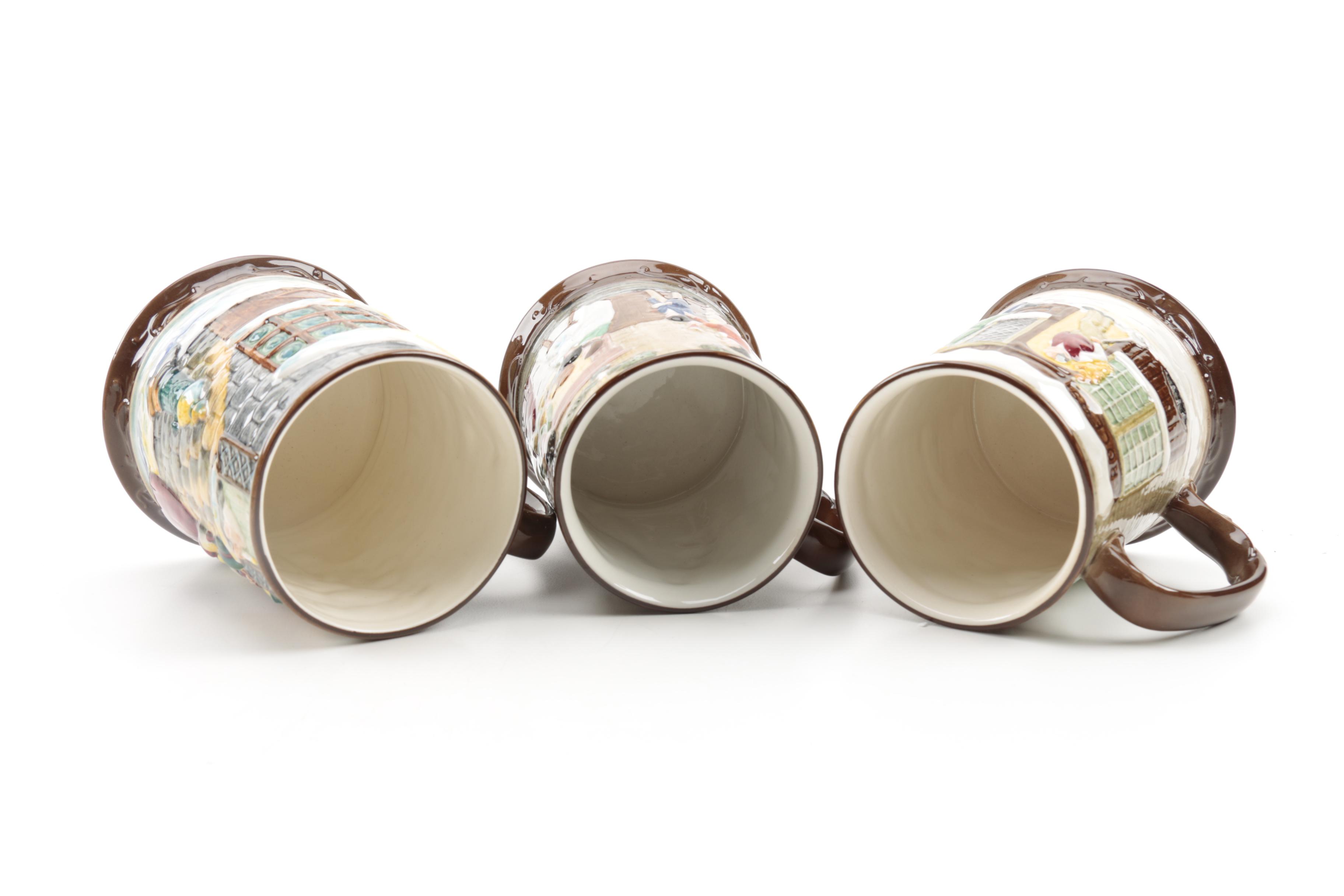 Royal Doulton "Christmas Carol" Tankards