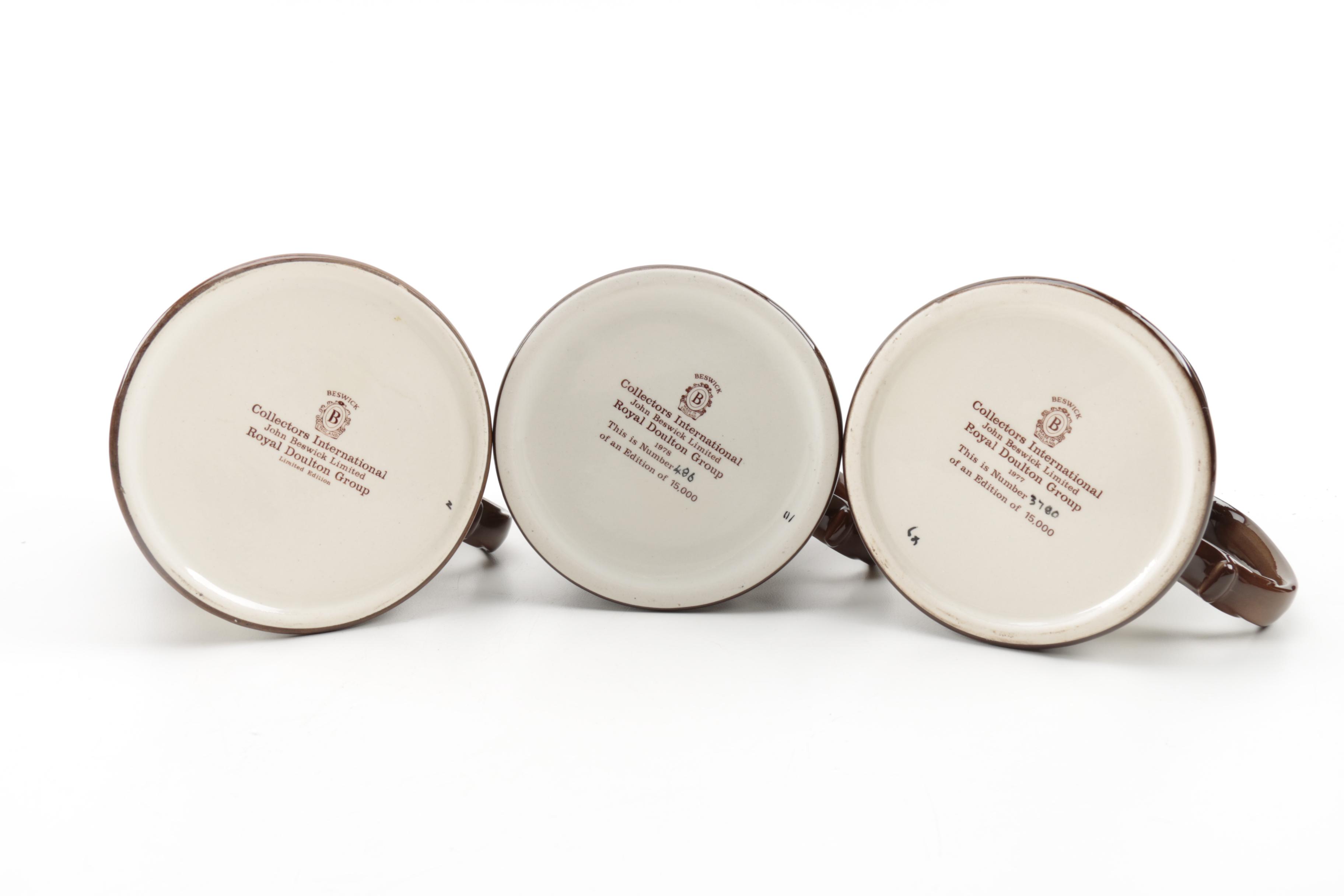 Royal Doulton "Christmas Carol" Tankards