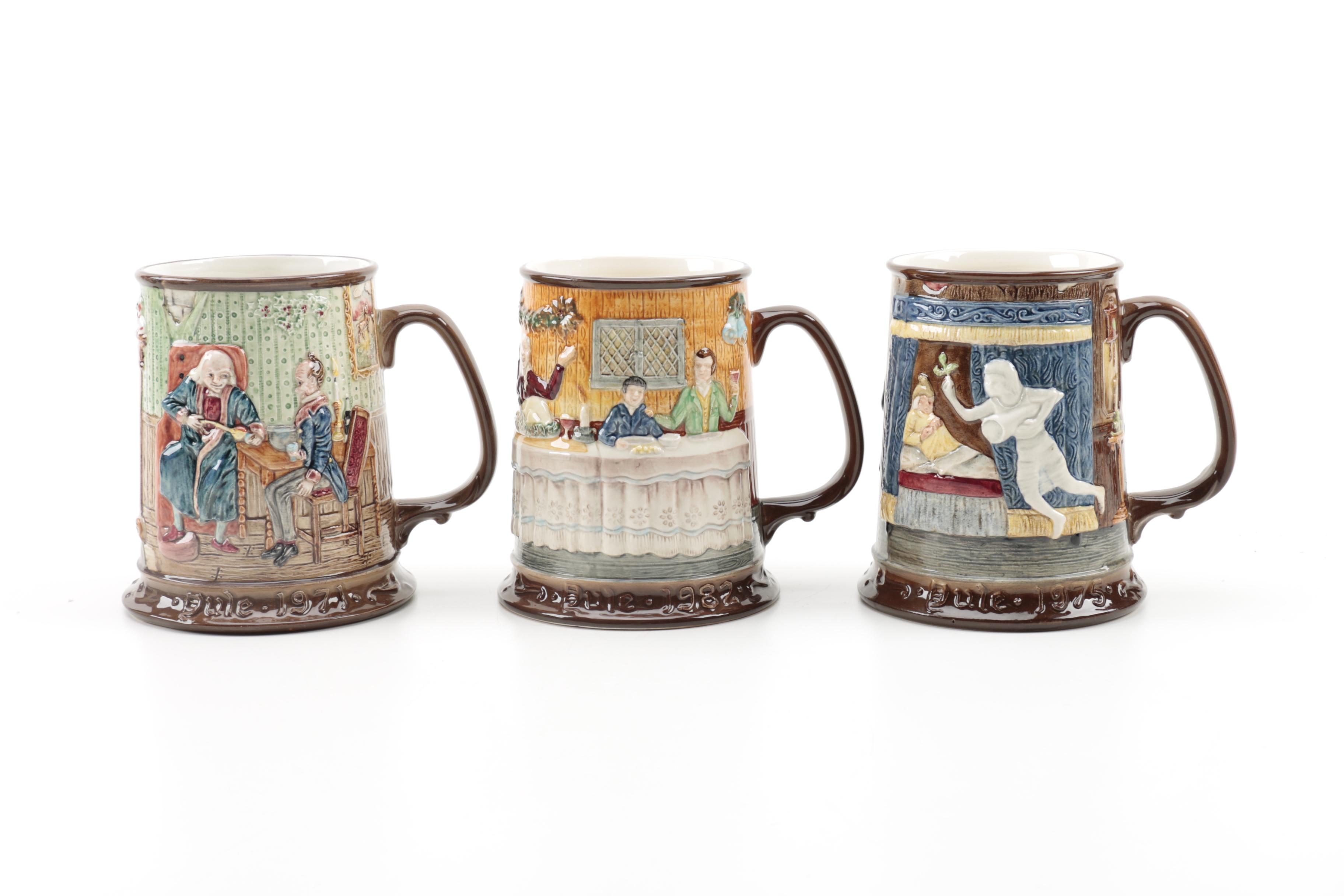 Royal Doulton "Christmas Carol" Tankards