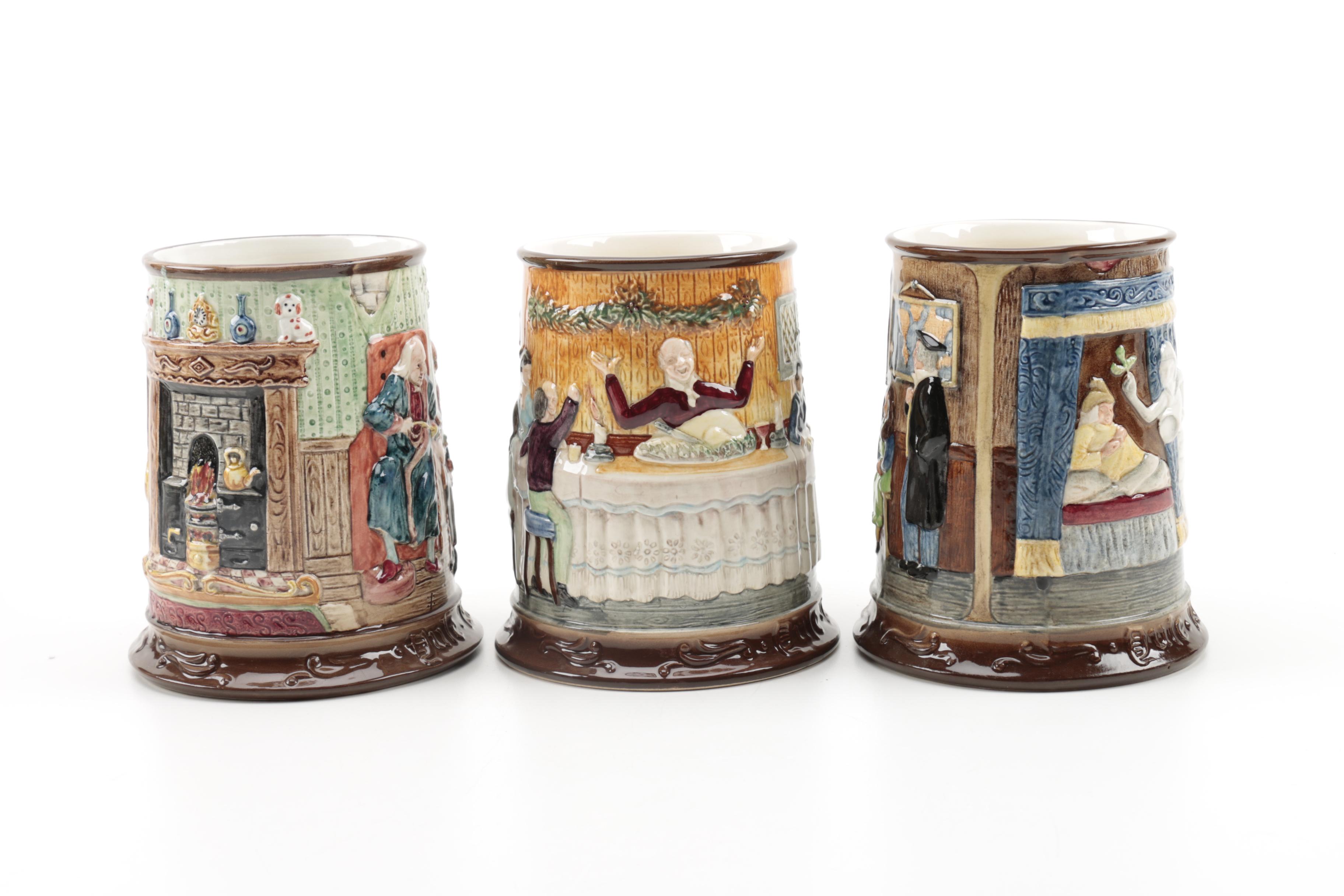 Royal Doulton "Christmas Carol" Tankards