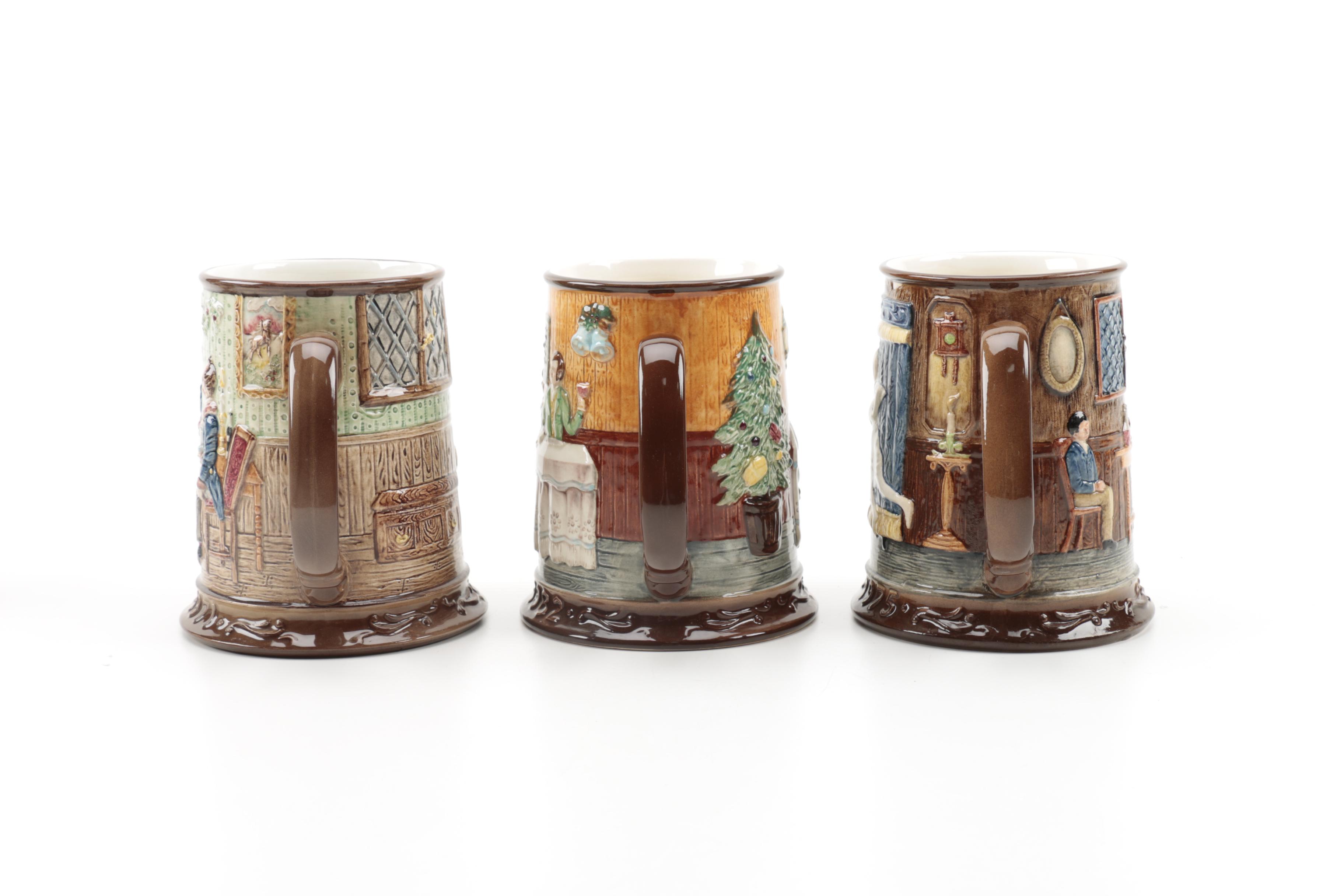 Royal Doulton "Christmas Carol" Tankards