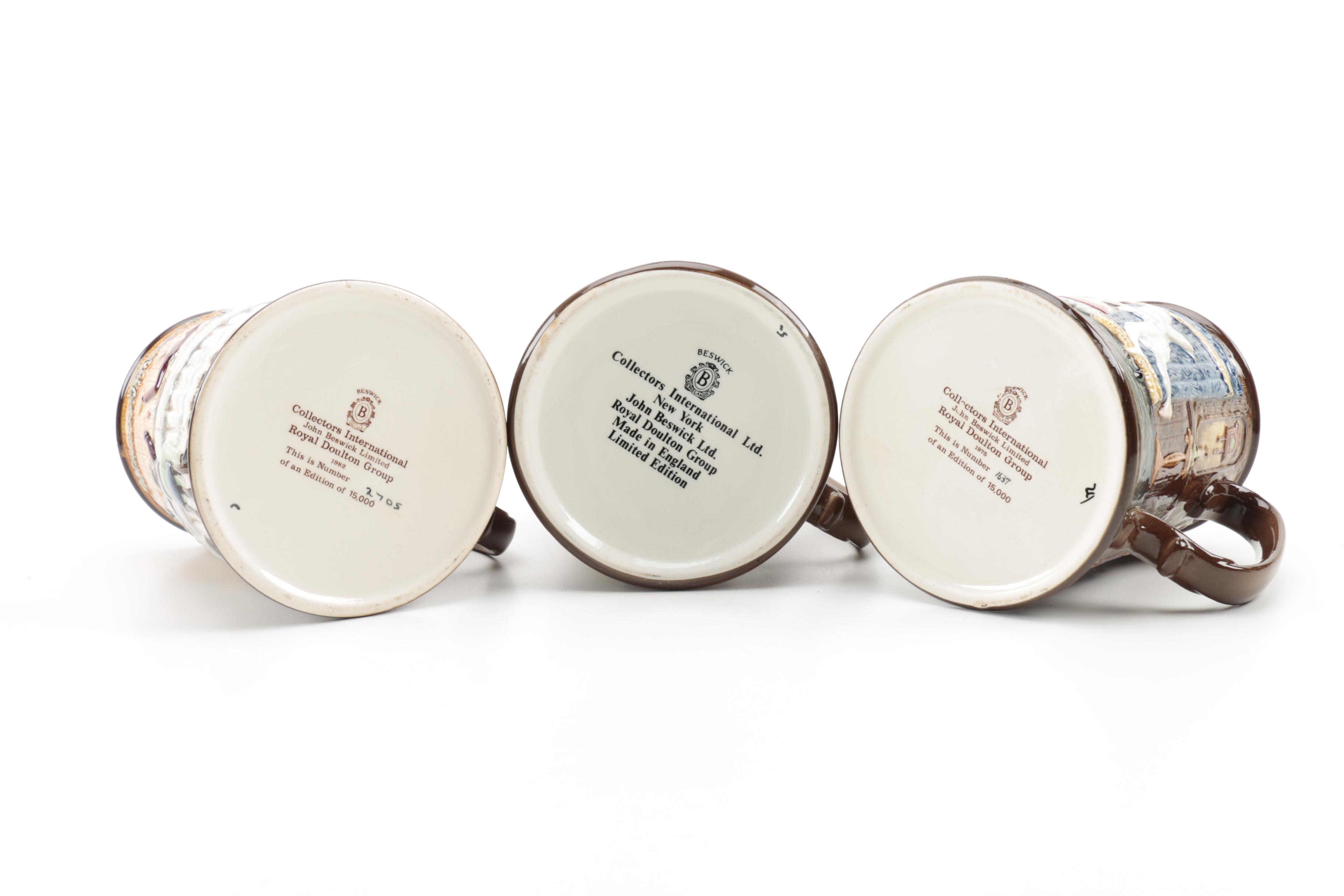 Royal Doulton "Christmas Carol" Tankards