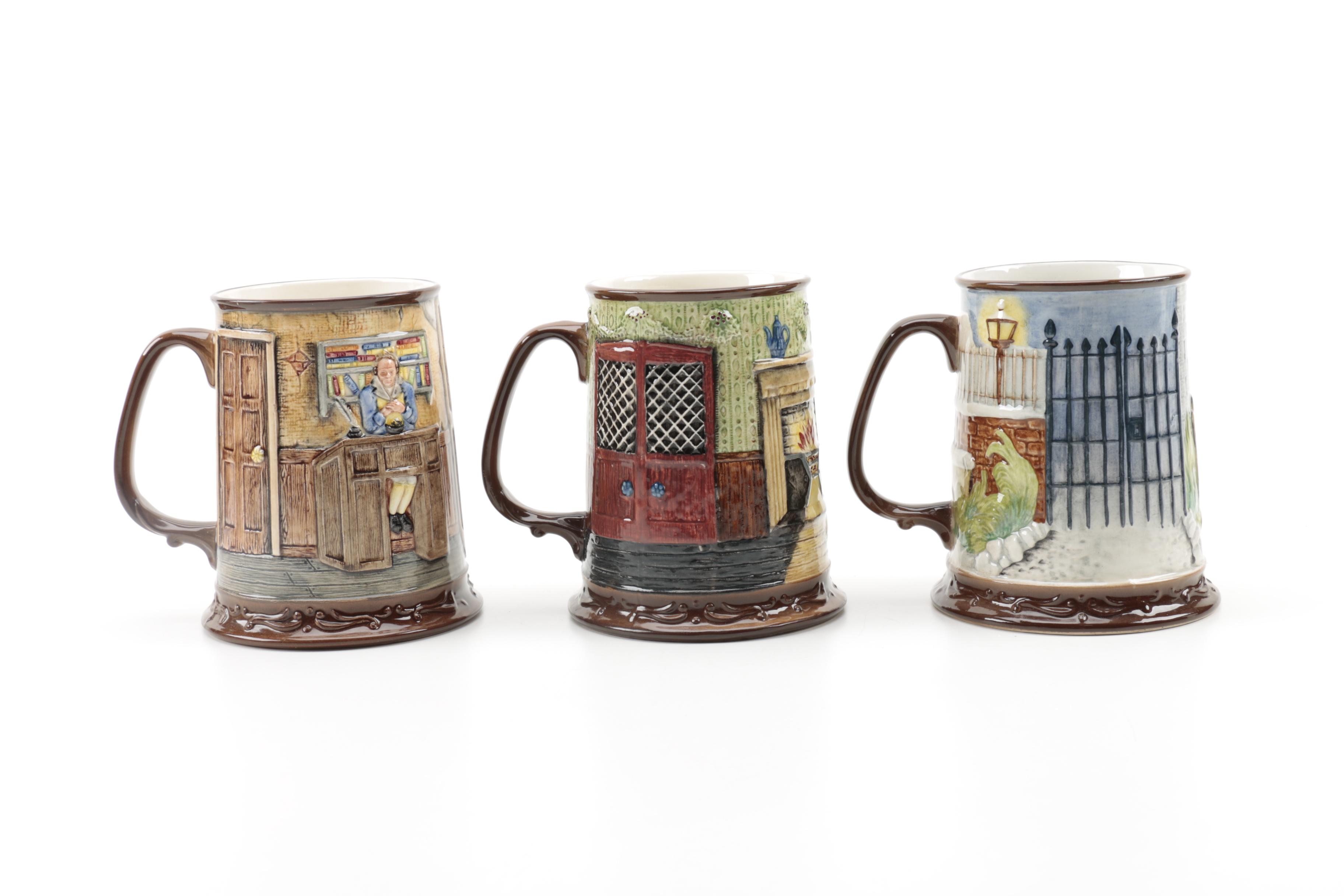 Royal Doulton "Christmas Carol" Tankards
