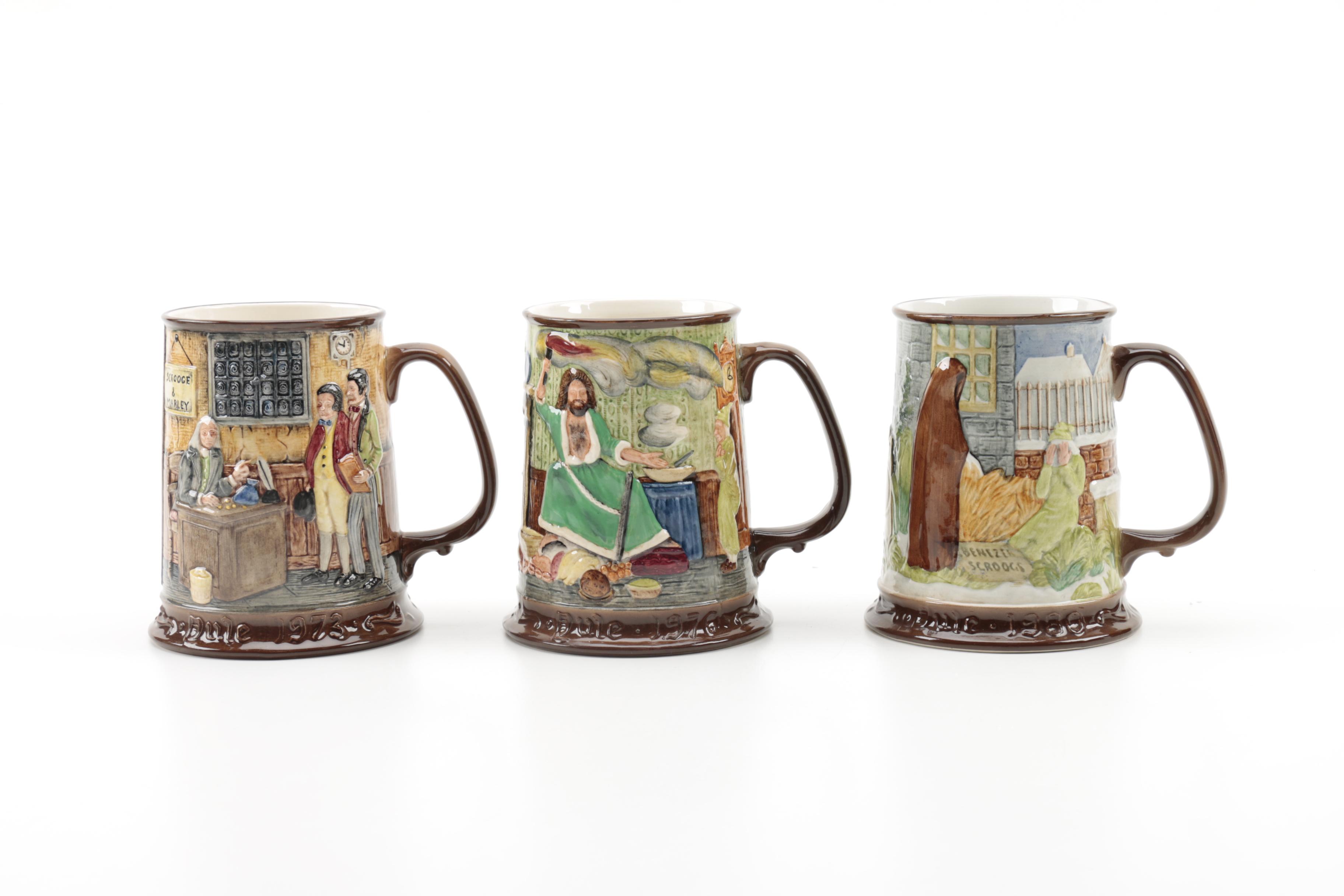 Royal Doulton "Christmas Carol" Tankards