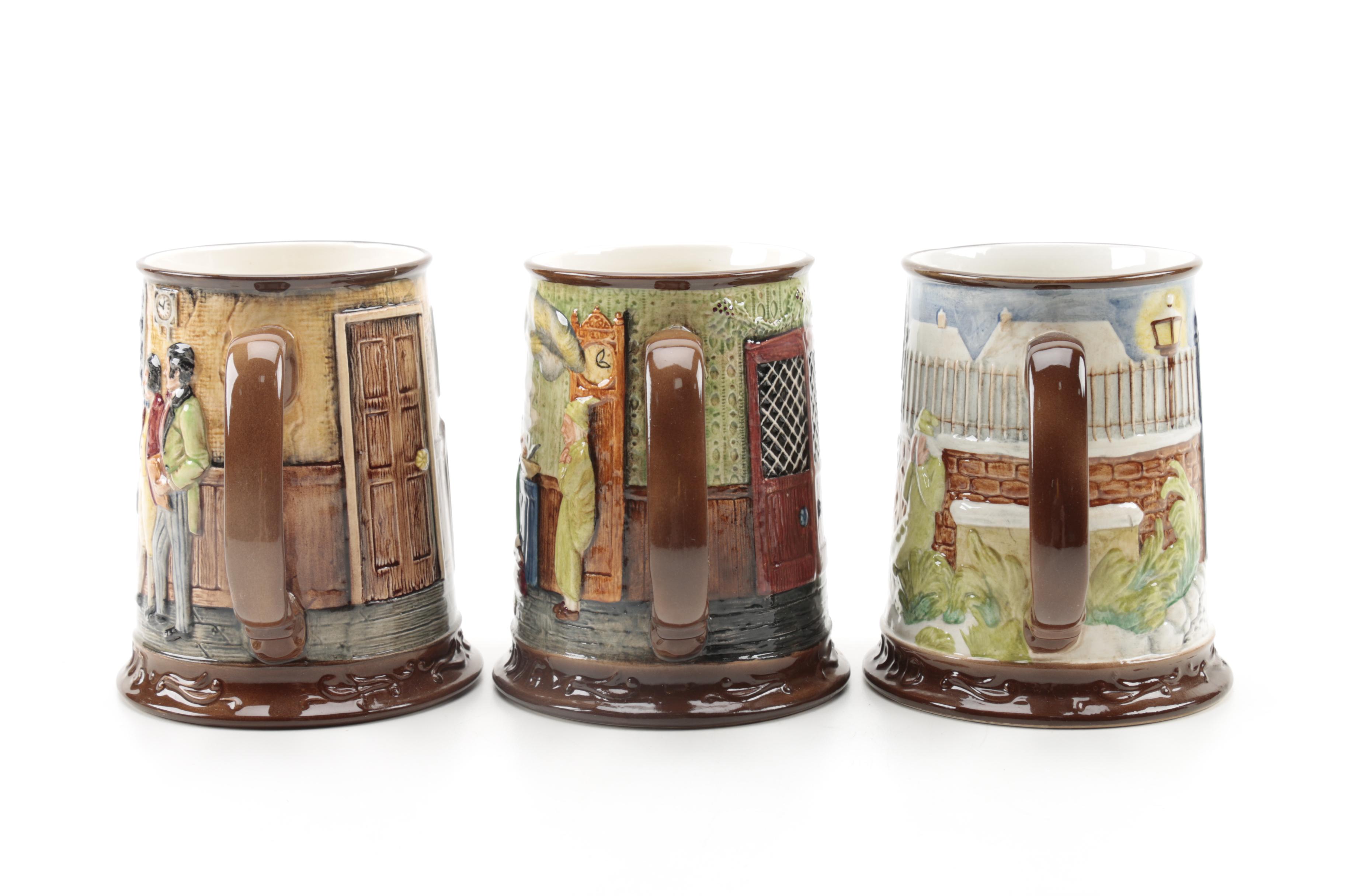 Royal Doulton "Christmas Carol" Tankards