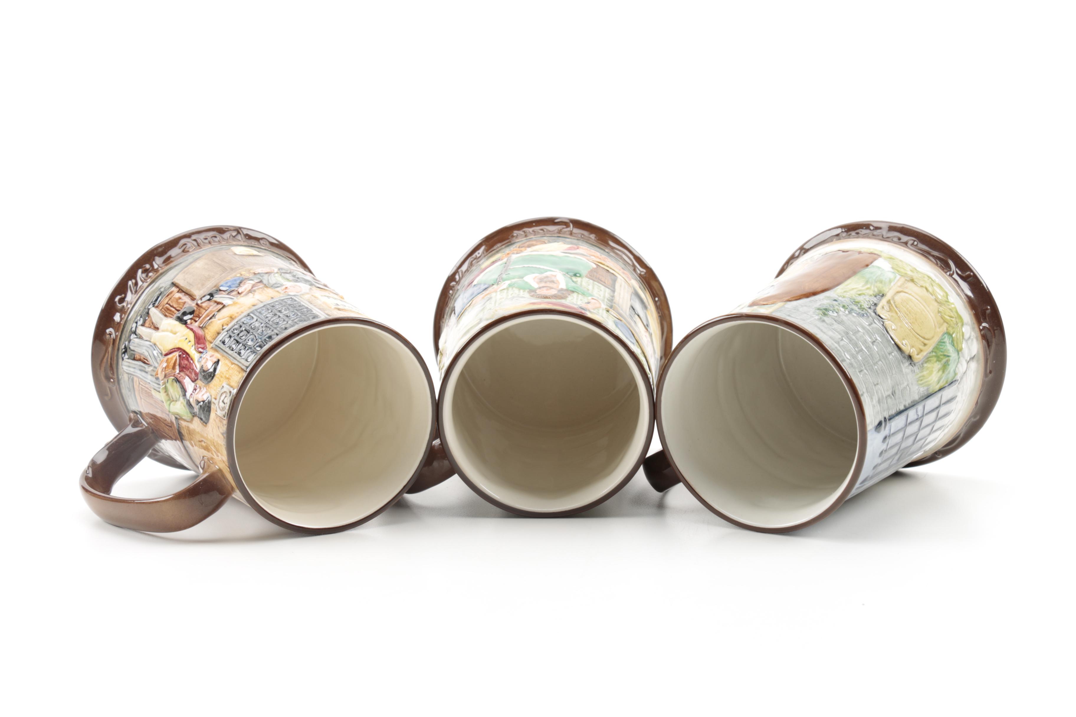 Royal Doulton "Christmas Carol" Tankards