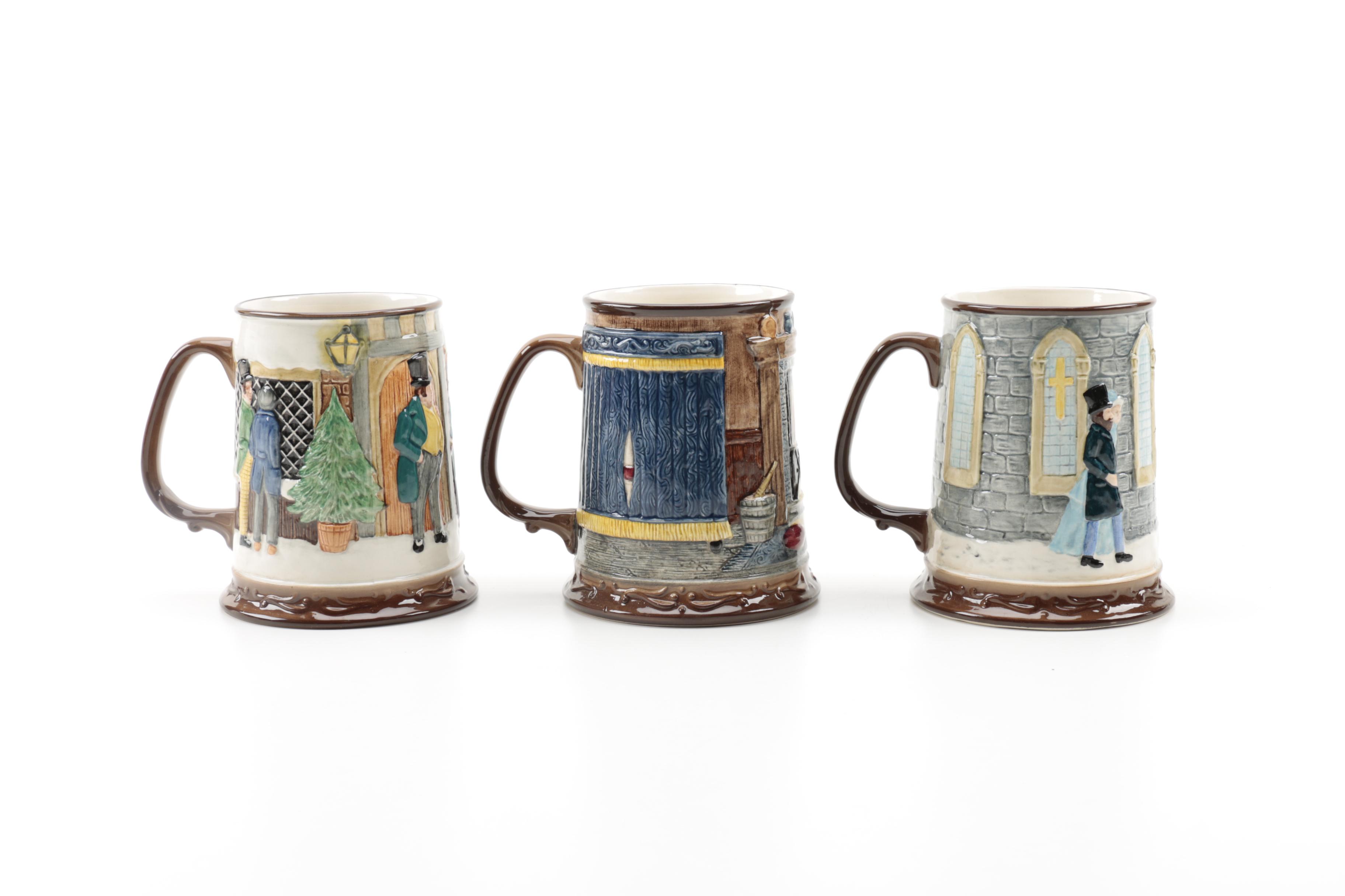 Royal Doulton "Christmas Carol" Tankards