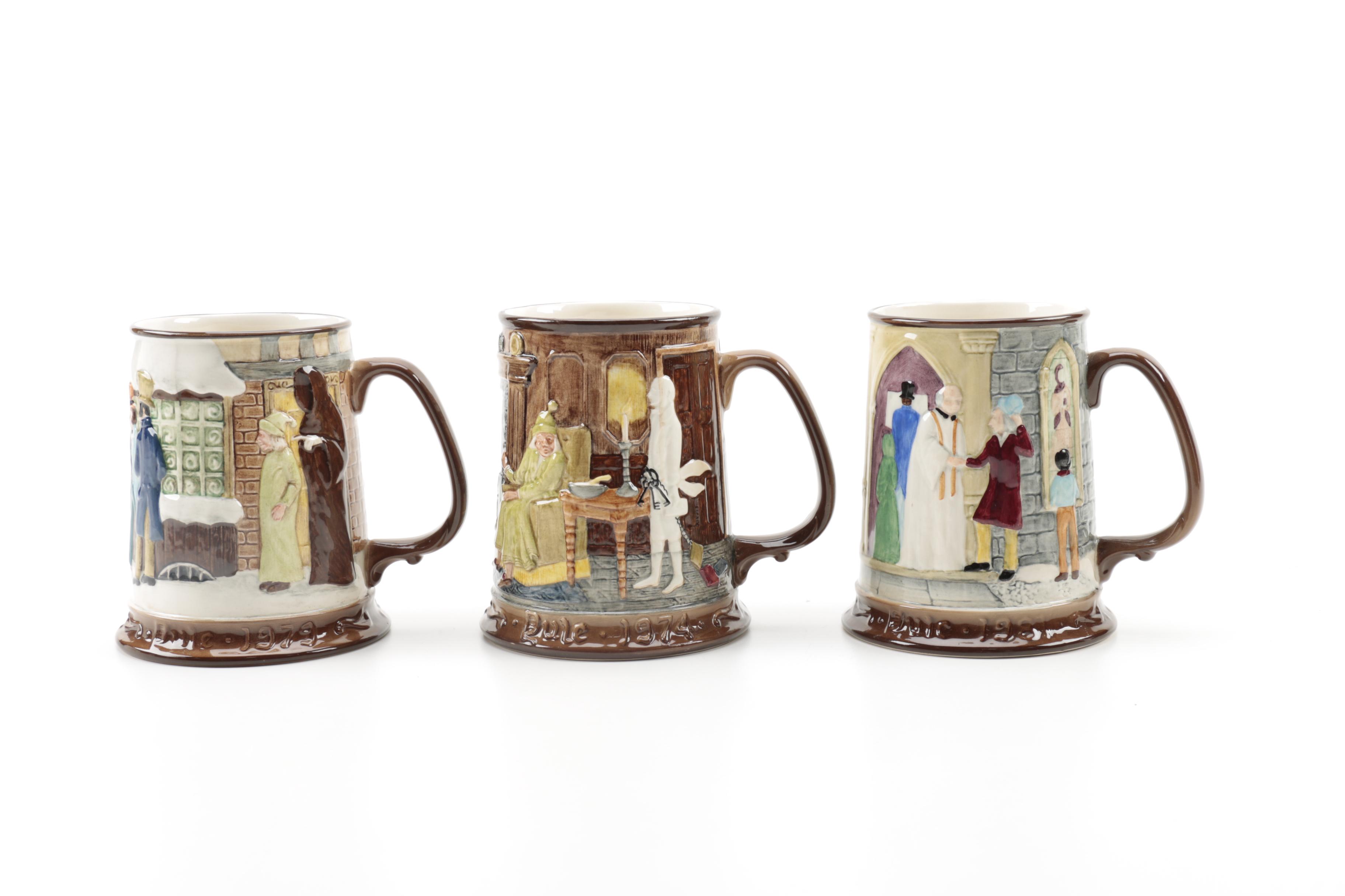 Royal Doulton "Christmas Carol" Tankards